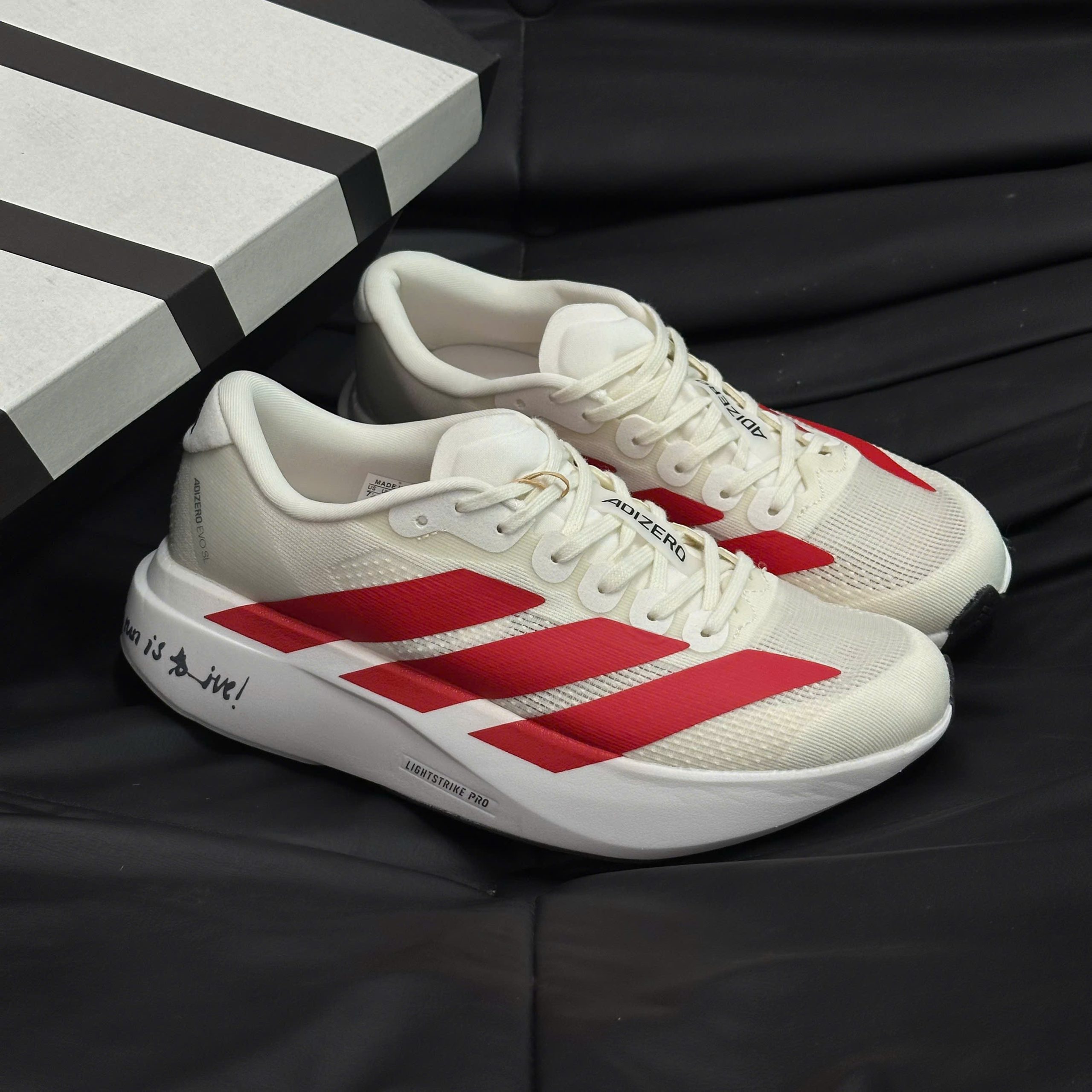 Giày Adidas Adizero EVO SL ‘Off White Better Scarlet’