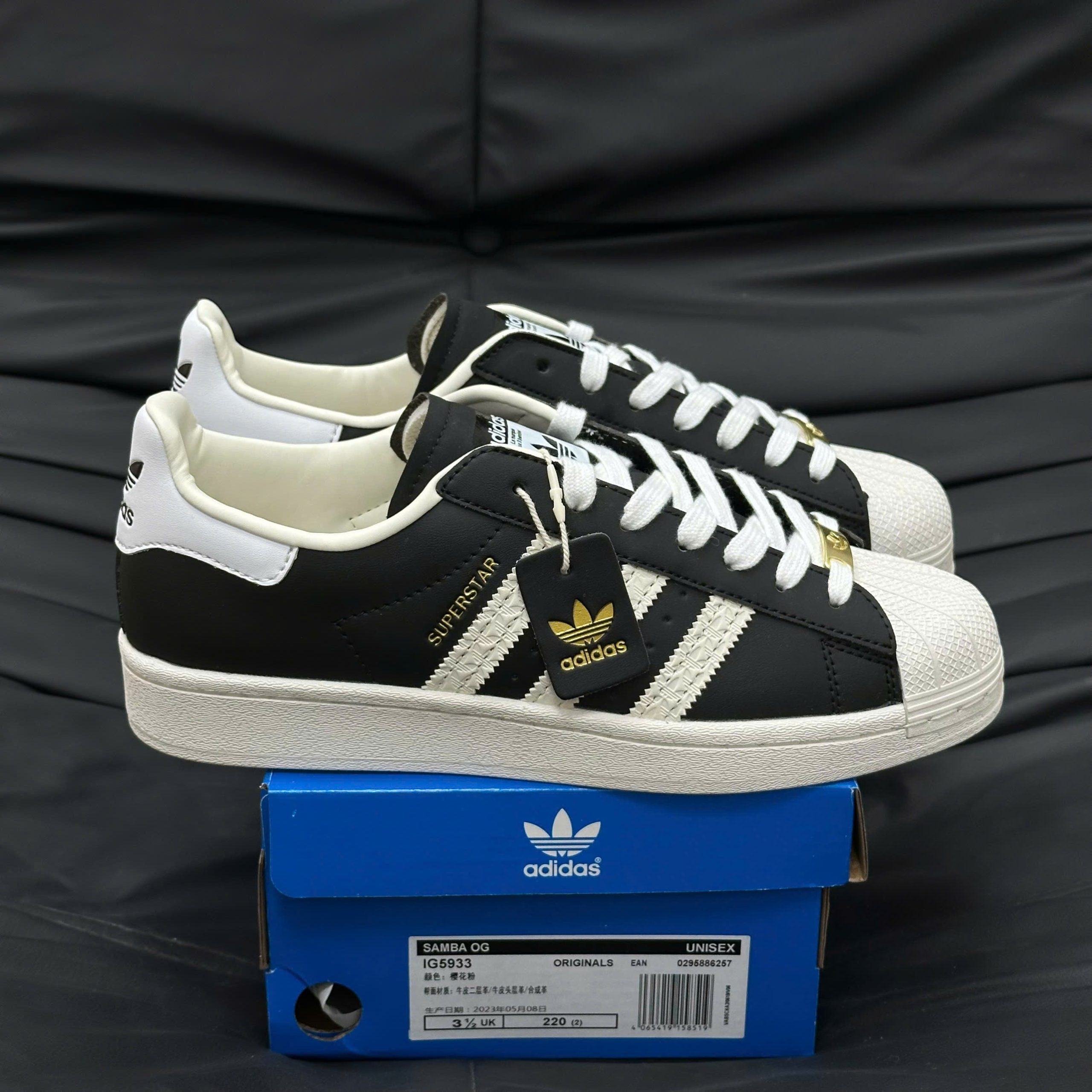 Giày Adidas Originals Superstar ‘Black White’