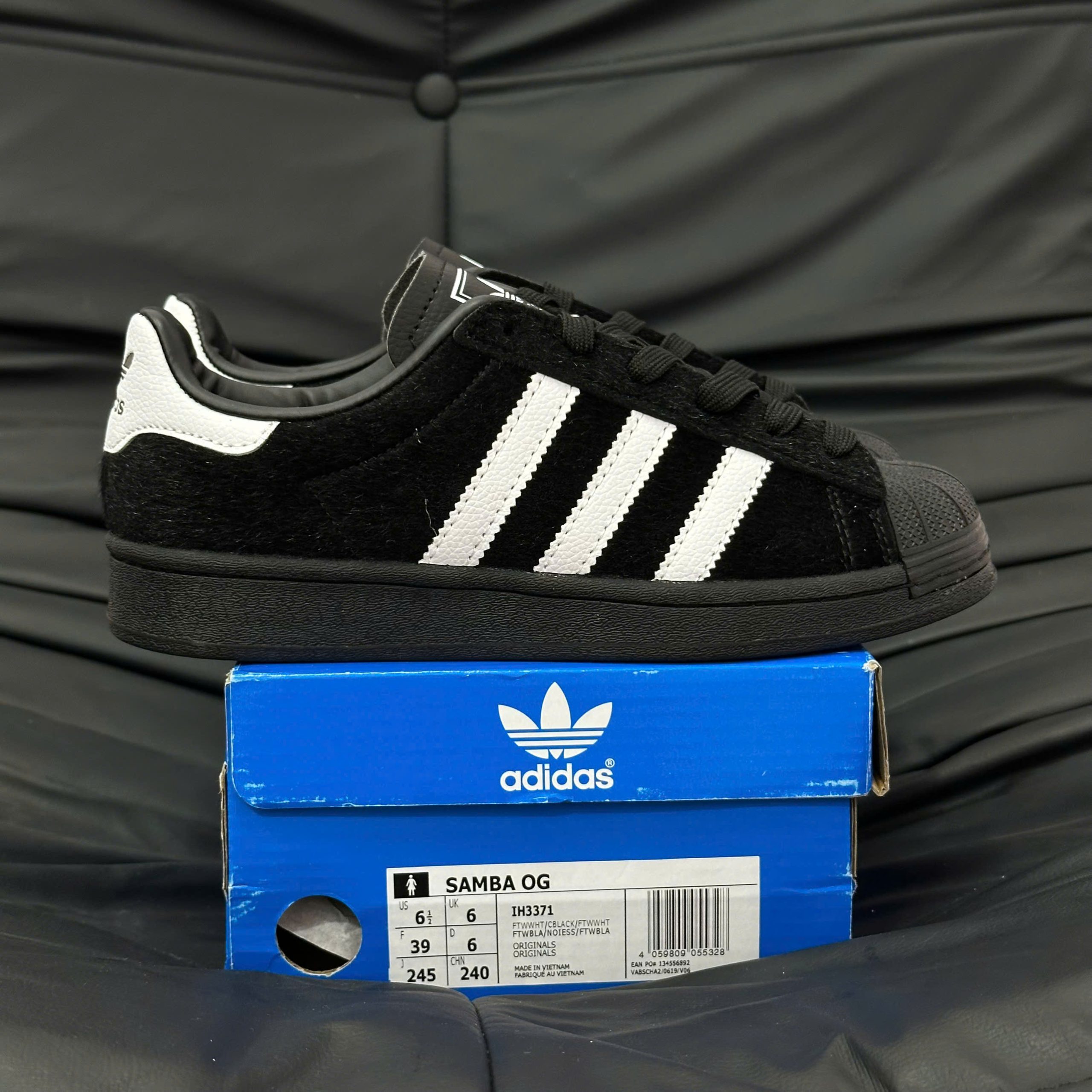 Giày Adidas Superstar ‘Core Black’