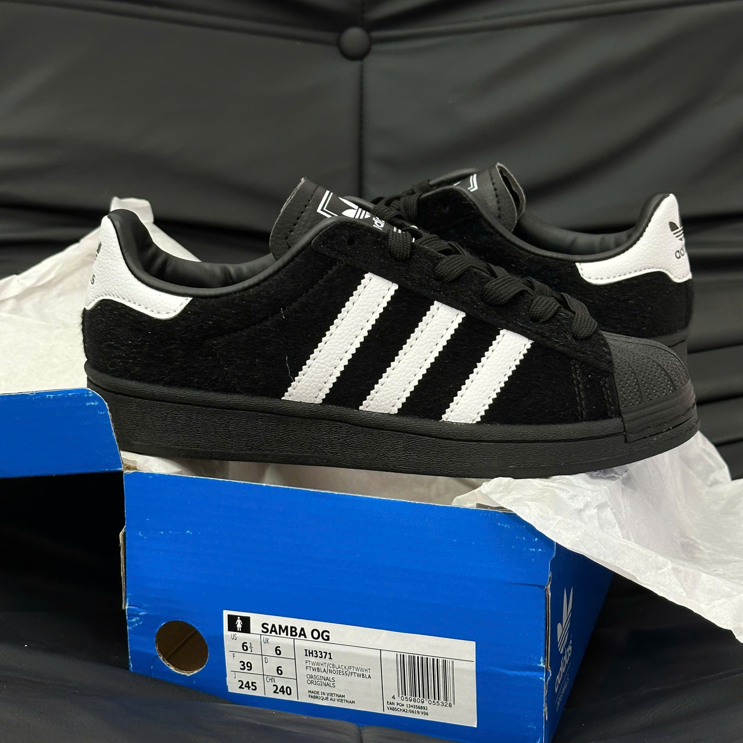 Giày Adidas Superstar ‘Core Black’