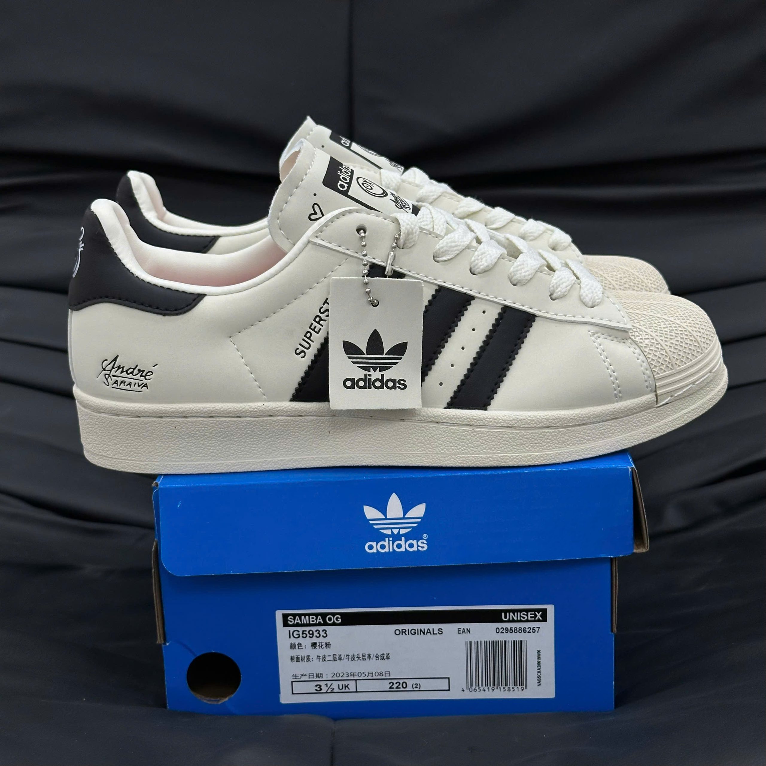 Giày Adidas Superstar X André Saraiva ‘Cream’