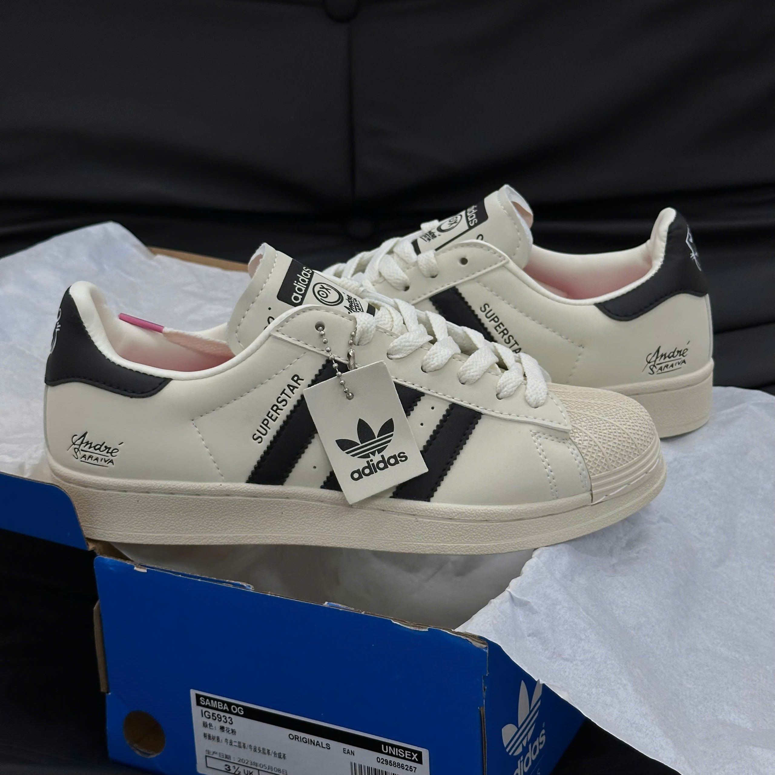 Giày Adidas Superstar X André Saraiva ‘Cream’