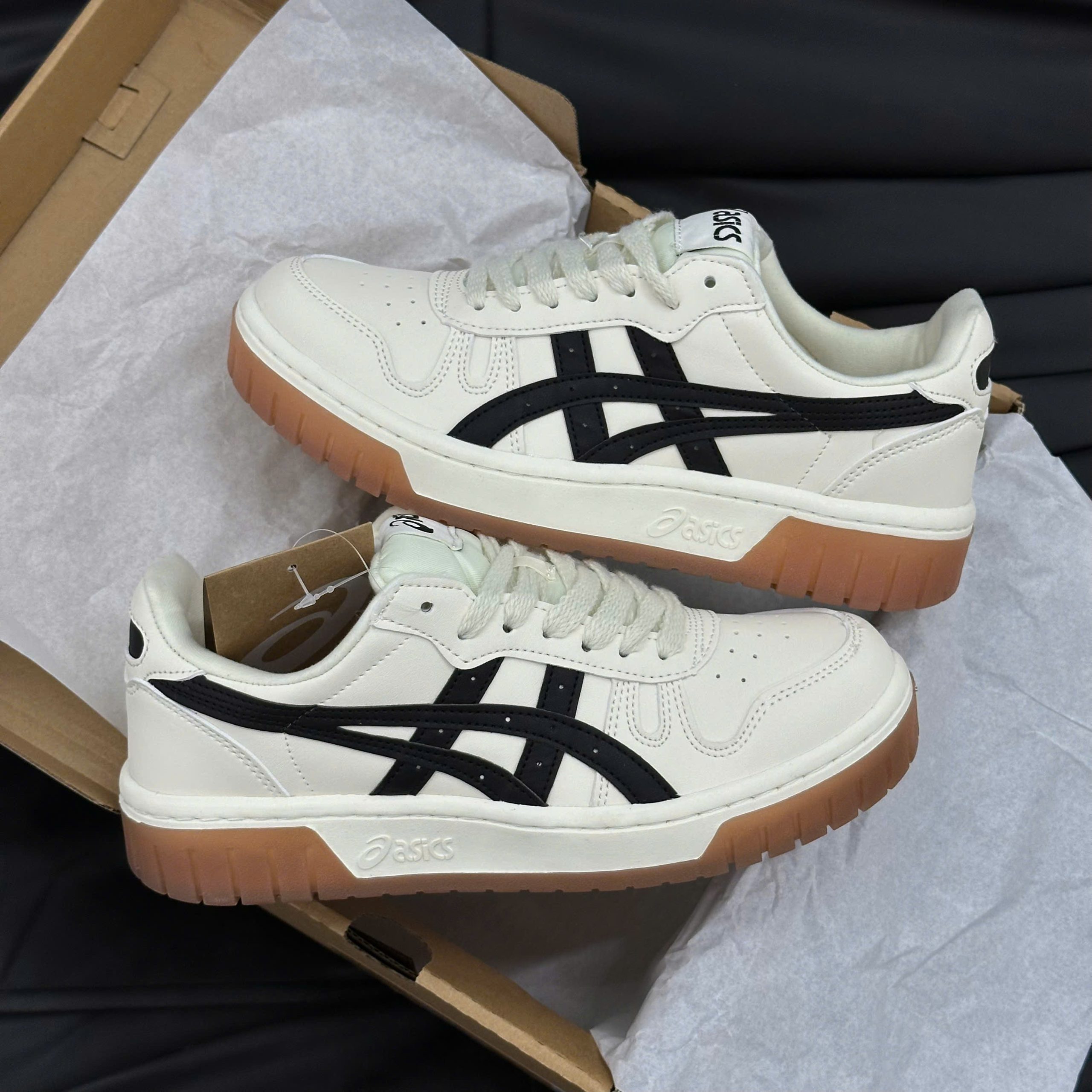 Asics Court Mz Cream Black Gum [ Unisex ]
