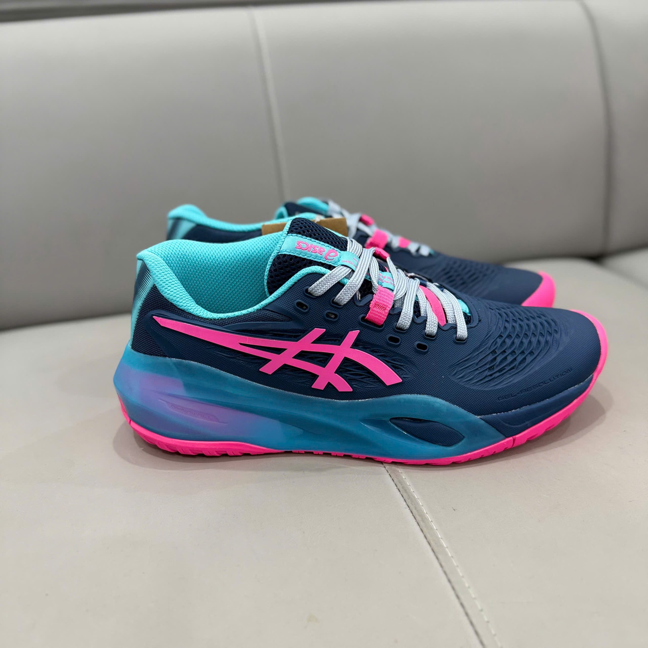 Giày Asics Gel-Resolution x Padel ‘Mako Blue Hot Pink’