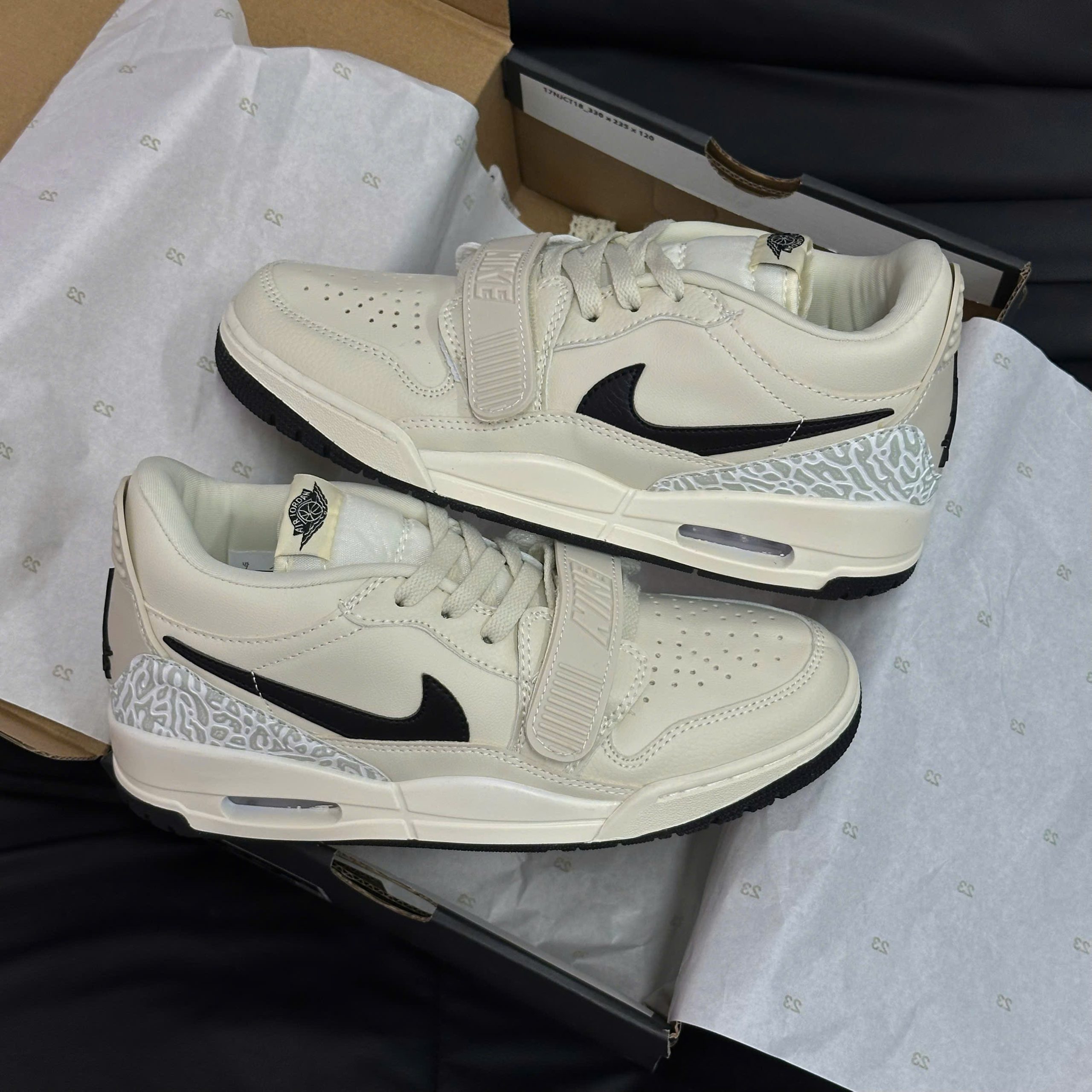 Giày Nike Air Jordan Legacy 312 Low Coconut Black