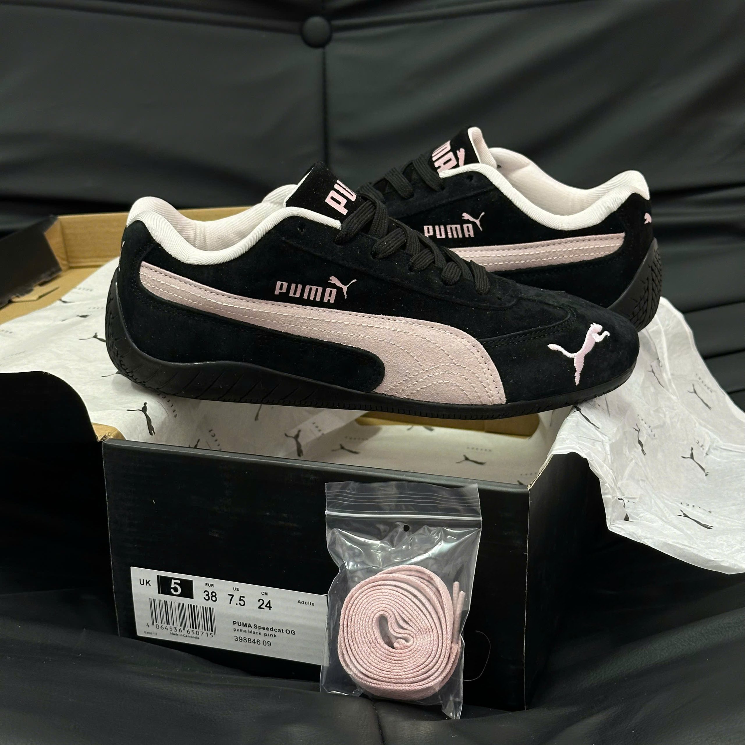 Giày Puma Speedcat OG ‘Black Pink’