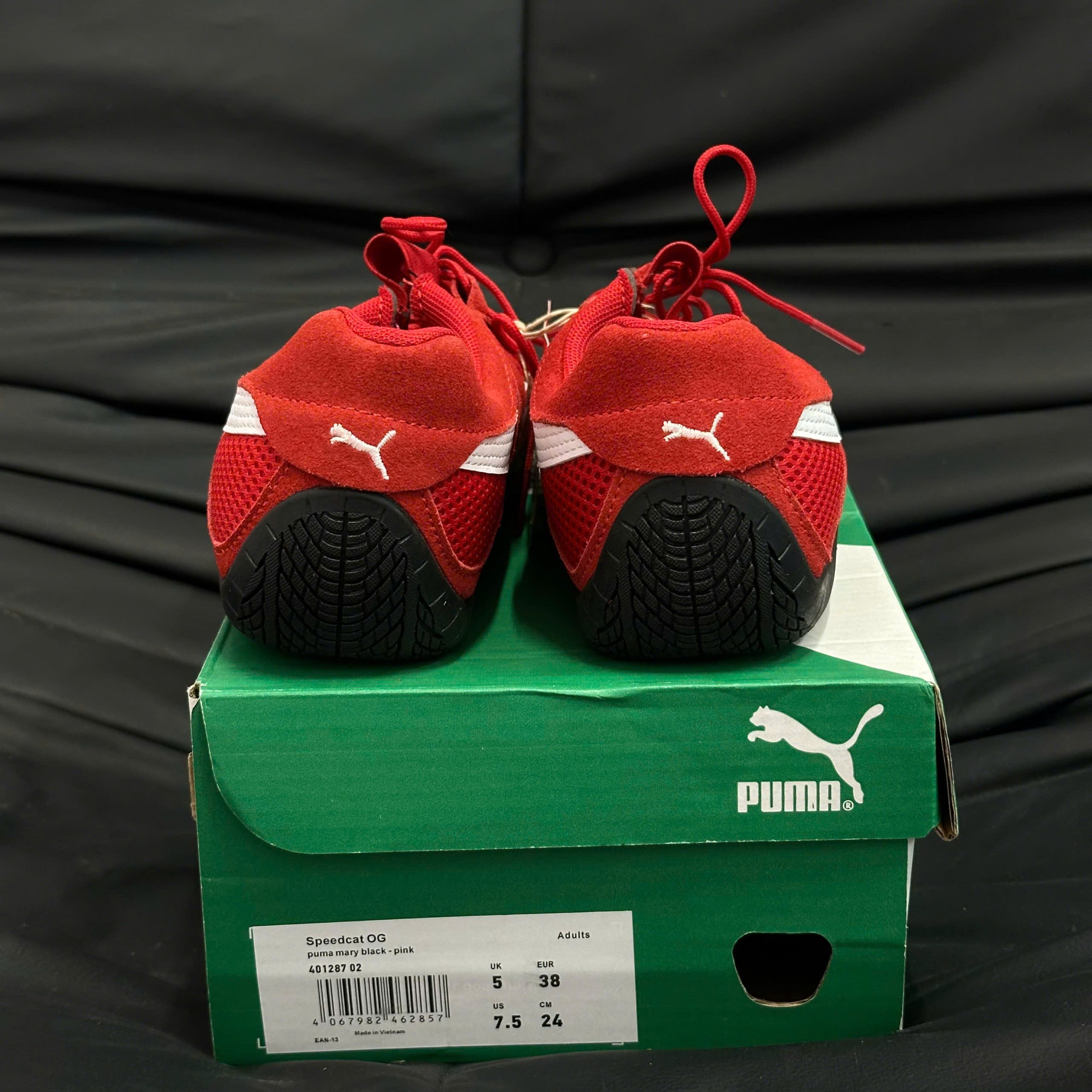 Giày thể thao Puma Speedcat Summer WMNS dành cho mọi thời đại màu đỏ/Puma dành cho nữ màu trắng