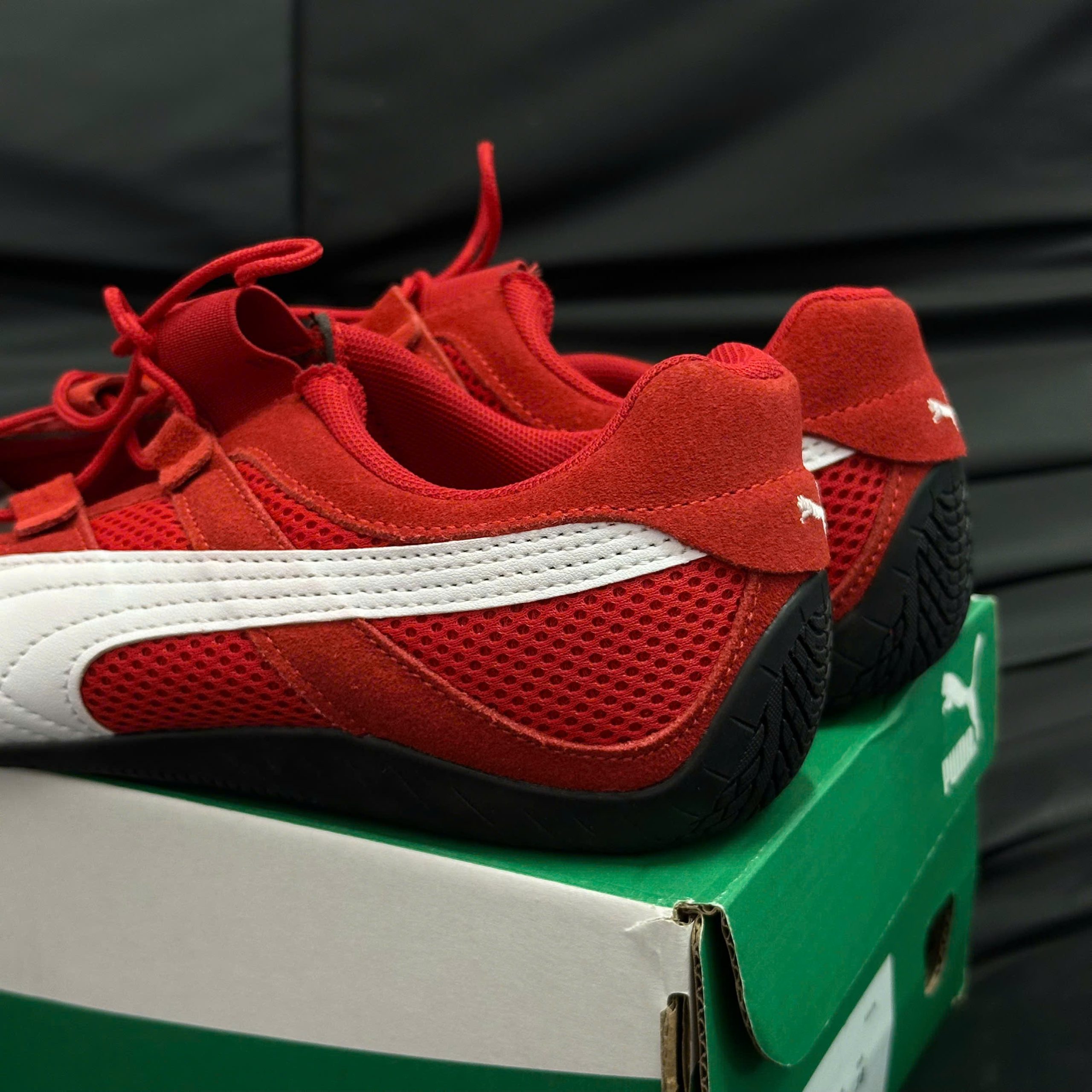 Giày thể thao Puma Speedcat Summer WMNS dành cho mọi thời đại màu đỏ/Puma dành cho nữ màu trắng