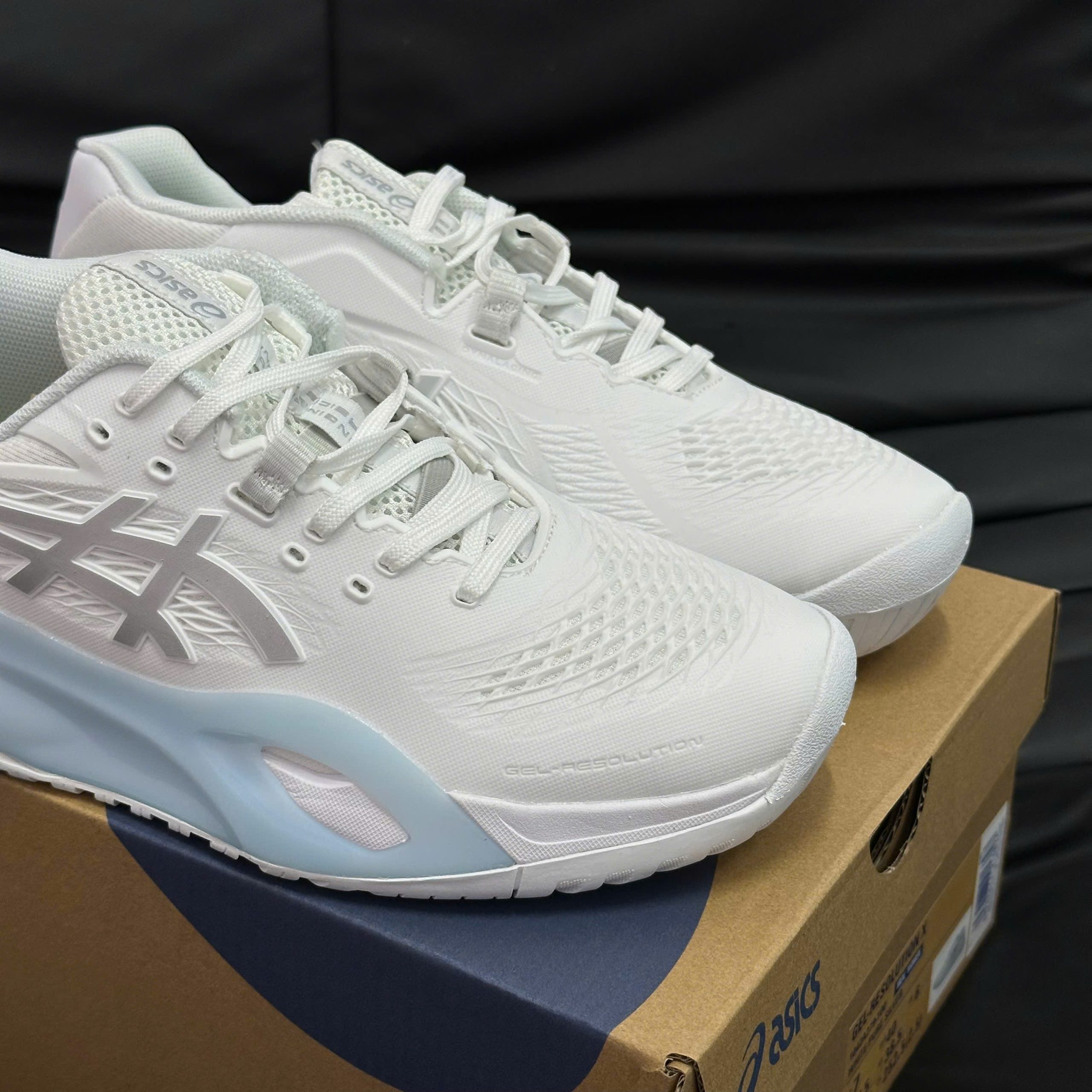 Giày Asics GEL-RESOLUTION X ‘WHITE/PURE SILVER