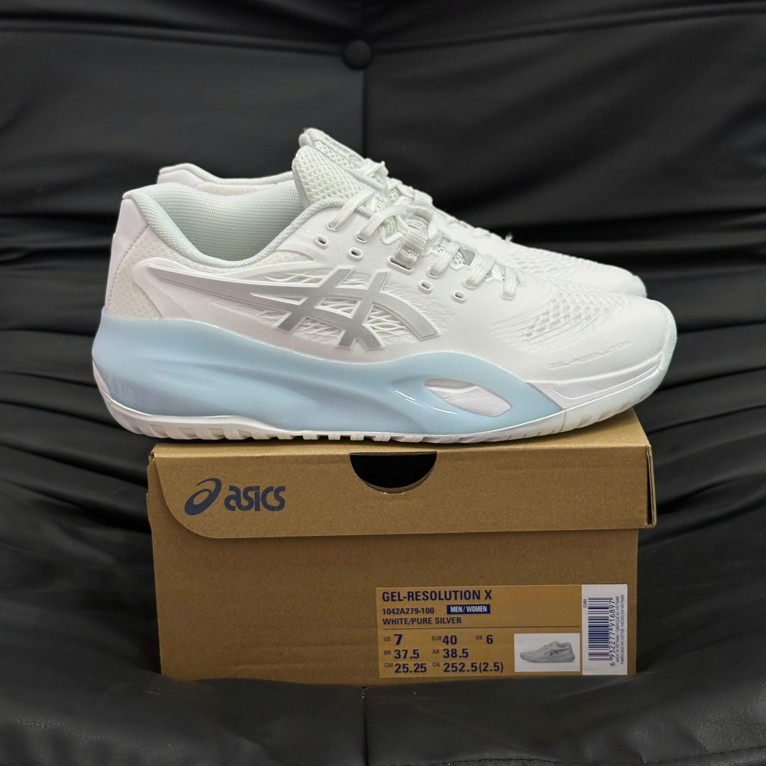 Giày Asics GEL-RESOLUTION X ‘WHITE/PURE SILVER