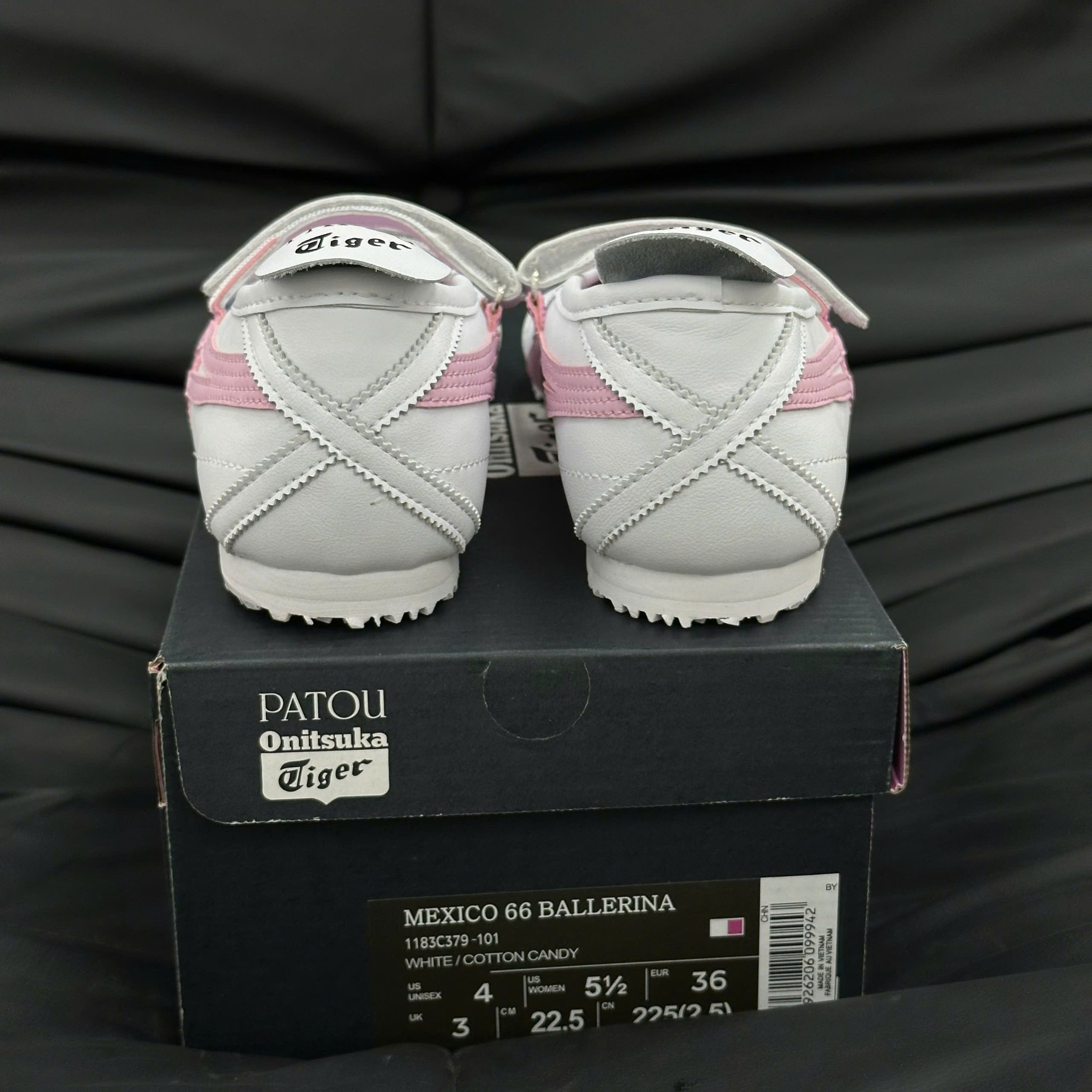 Giày Onitsuka Tiger x PATOU Mexico 66 Ballerina ‘White Cotton Candy’