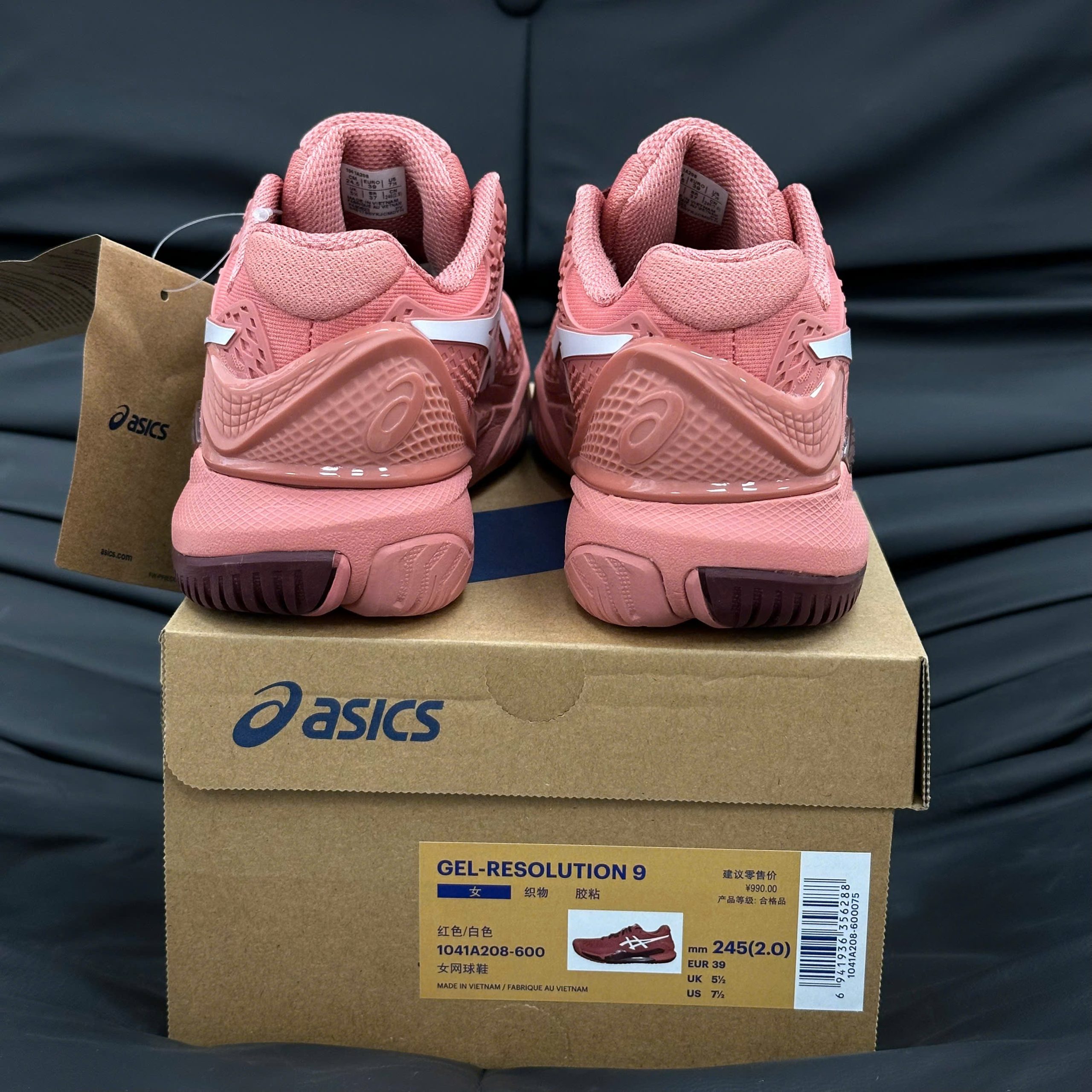 Giày (WMNS) ASICS Gel-Resolution 9 ‘Light Garnet