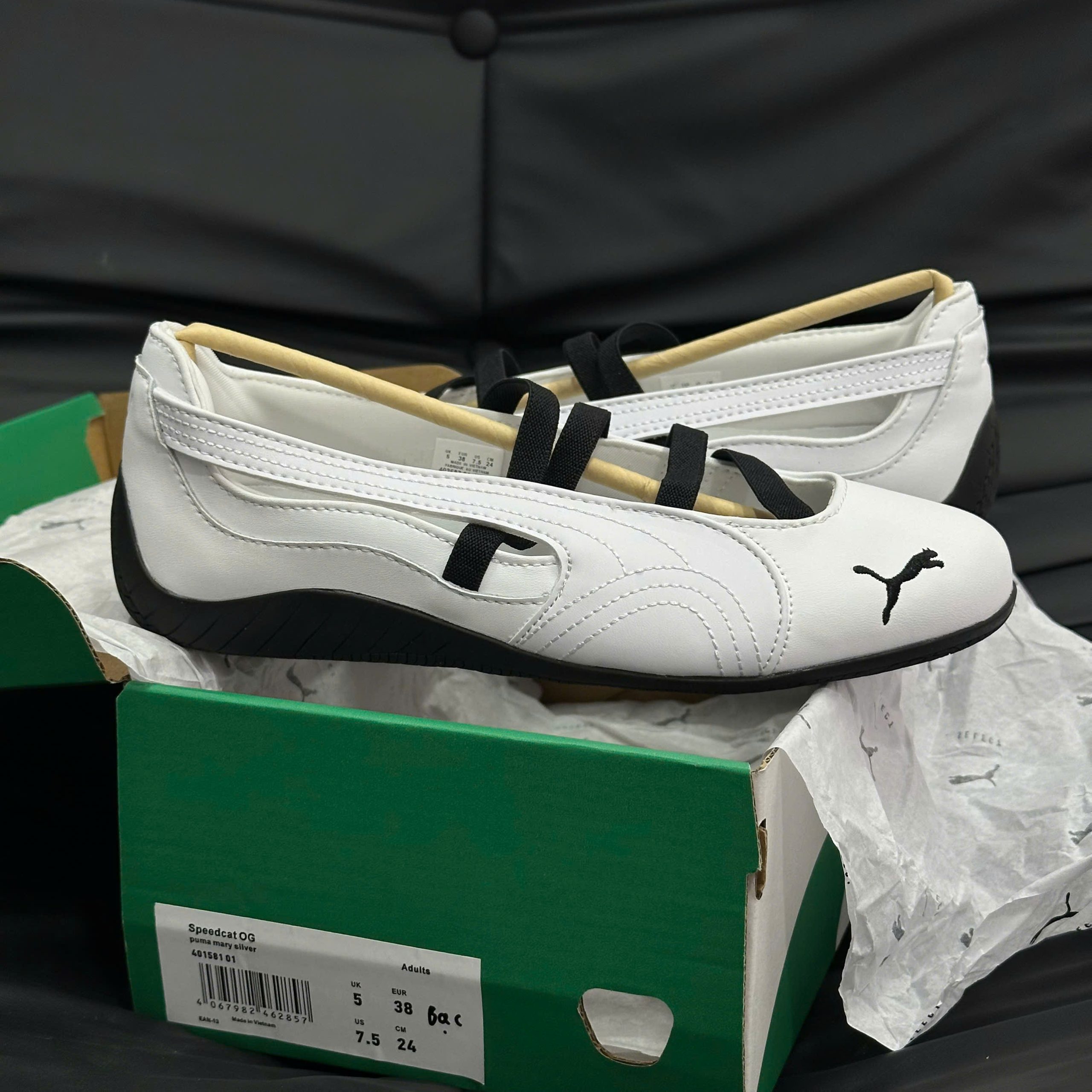 Giày Puma Speedcat Ballet – White Black