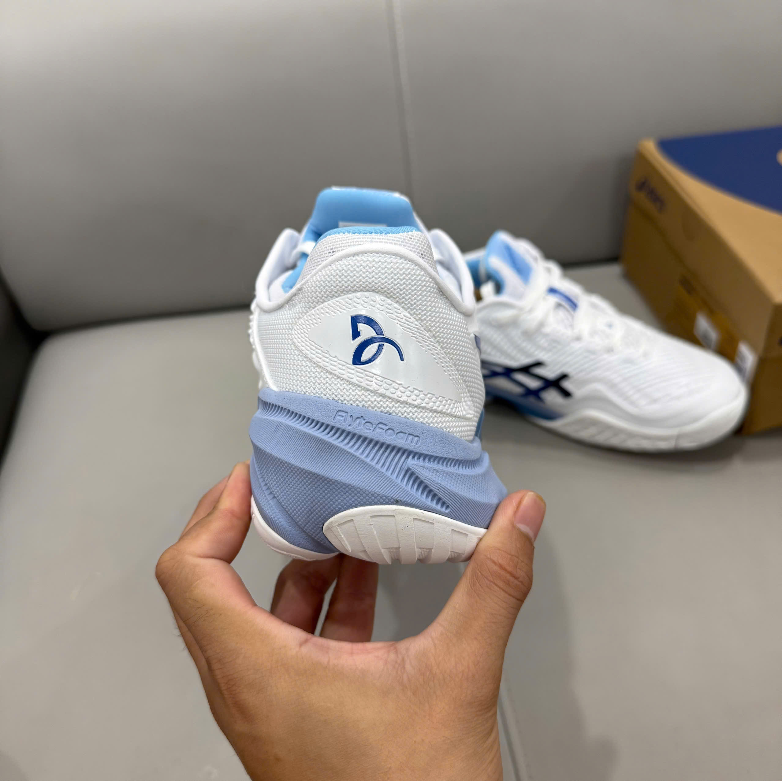 Asics Court FF 3 Novak 'White Tuna Blue'