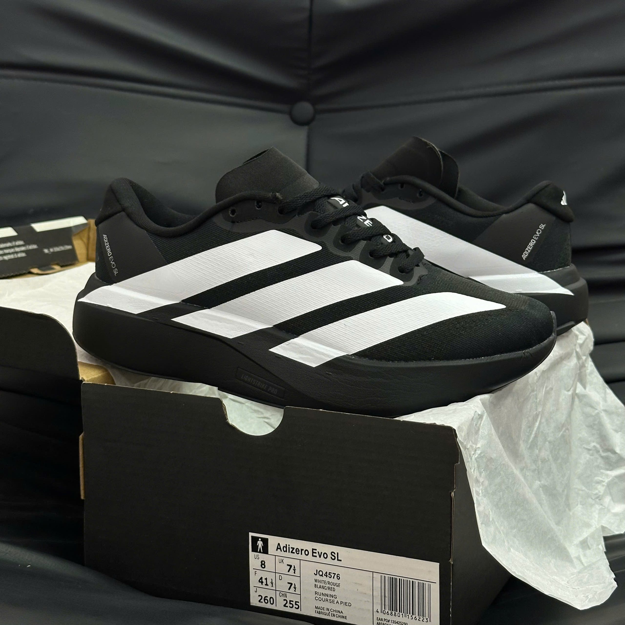 Giày Adidas Adizero Evo SL ‘Black White’