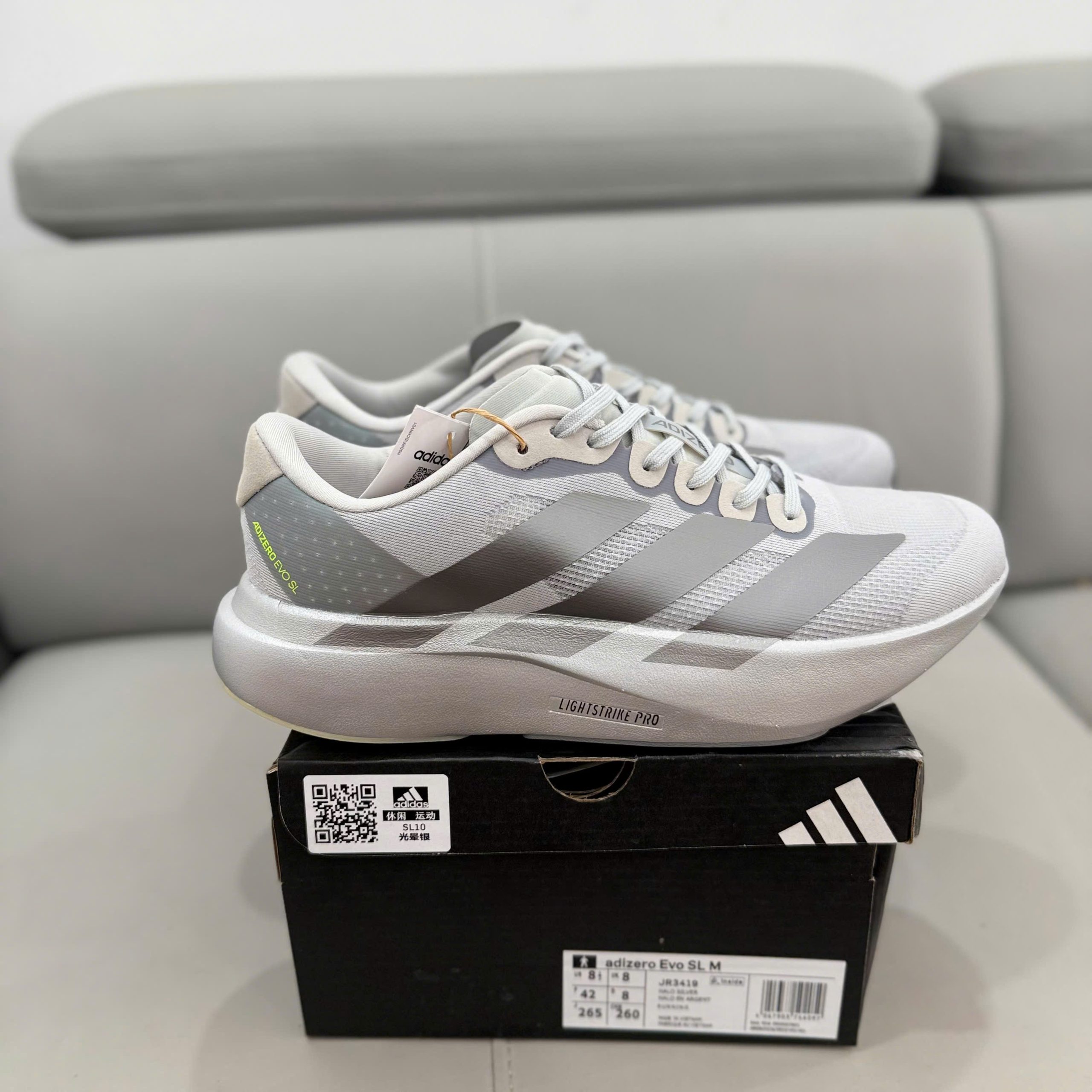 Giày Adidas Adizero Evo SL ‘Silver Metallic’