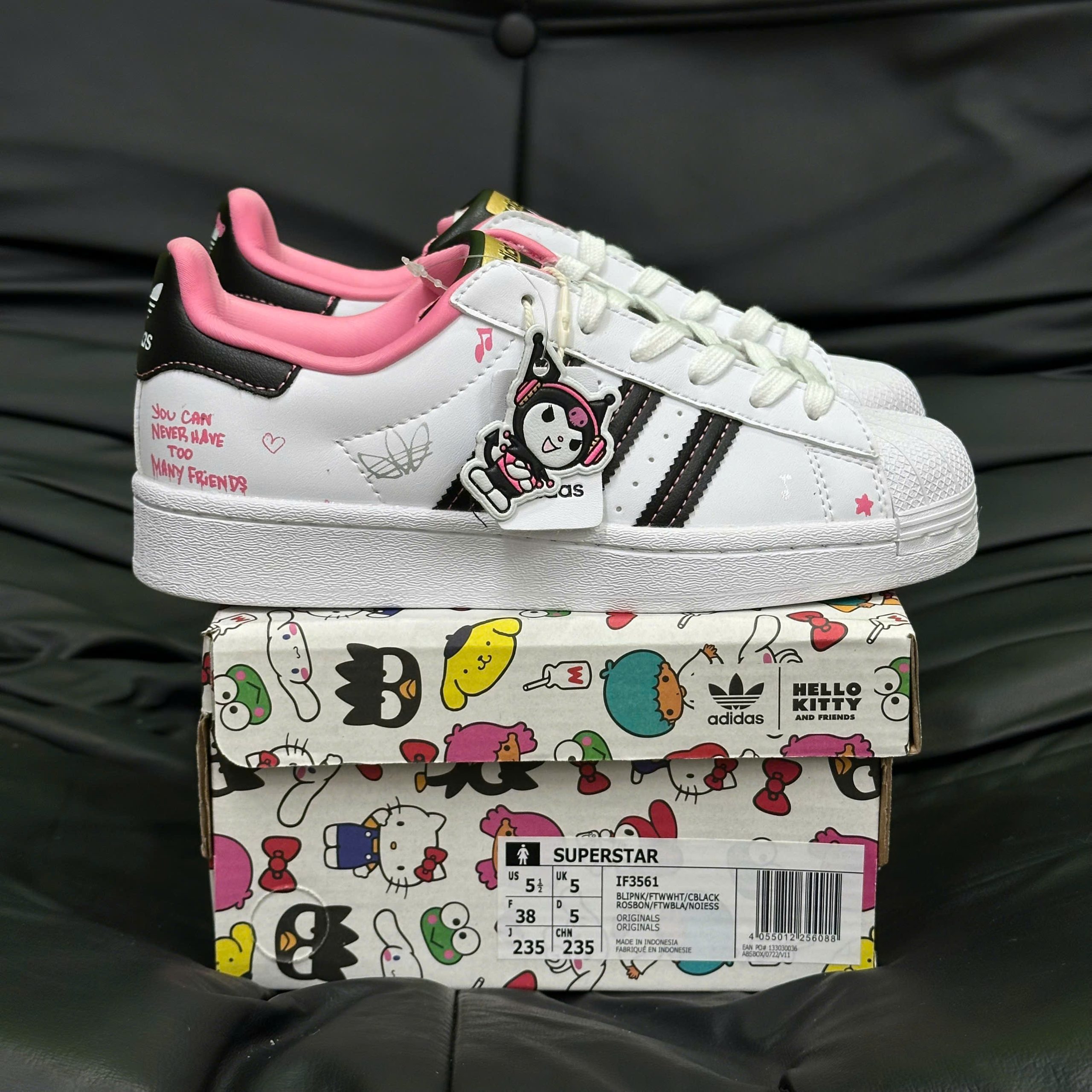 Giày Adidas Originals x Hello Kitty và Friends Superstar Best Quality