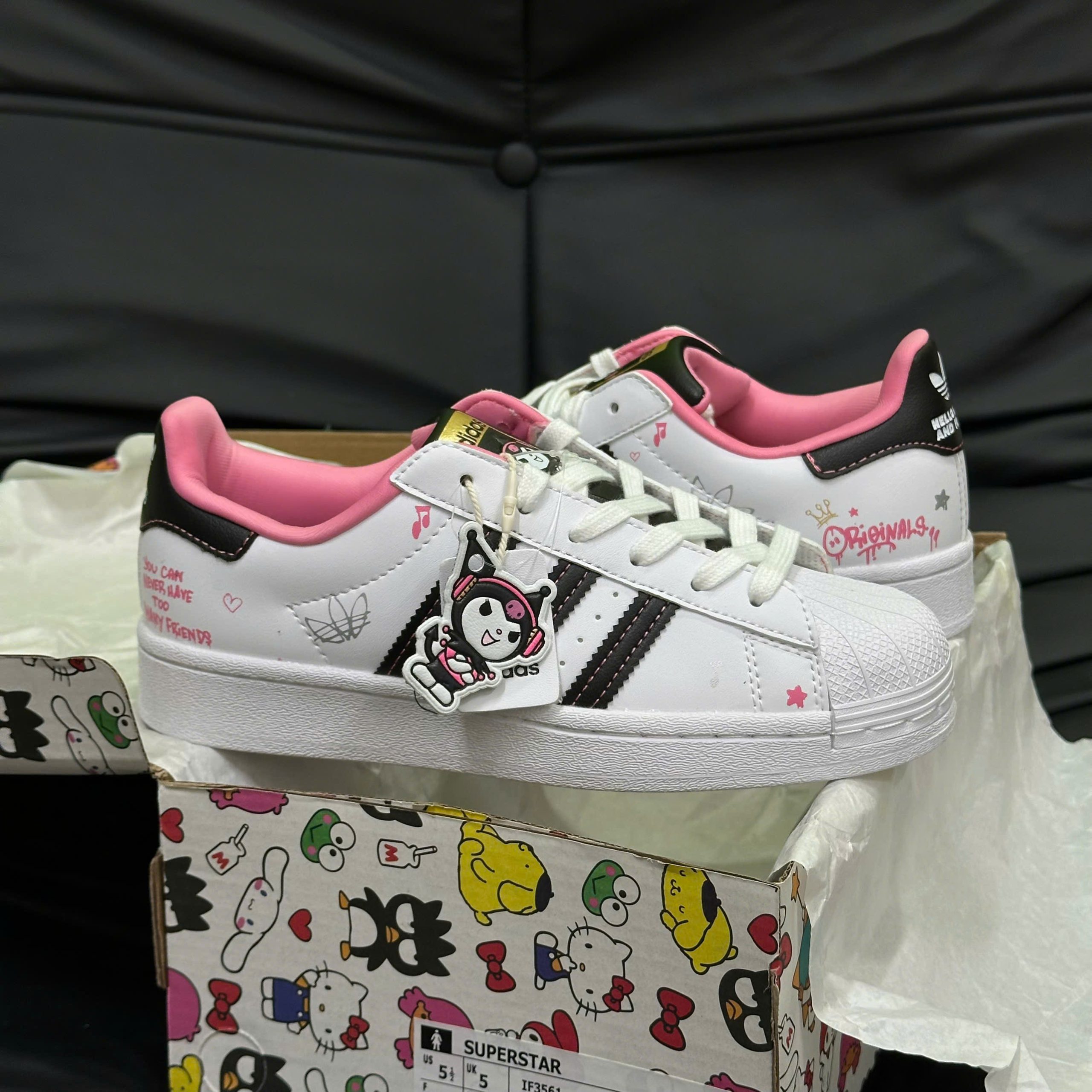Giày Adidas Originals x Hello Kitty và Friends Superstar Best Quality