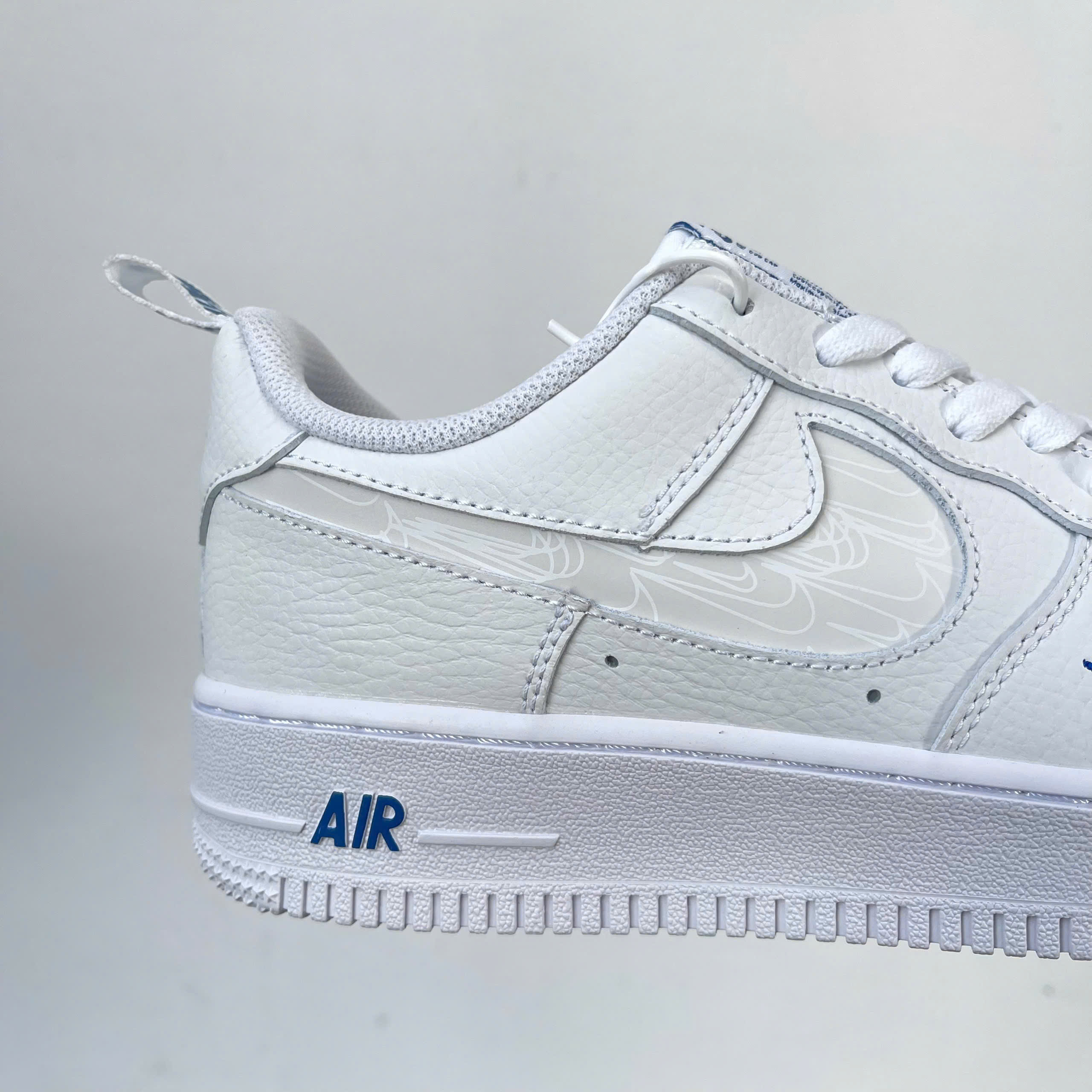 Giày Nike Air Force 1 ’07 LV8 ‘White Dark Marina Blue’