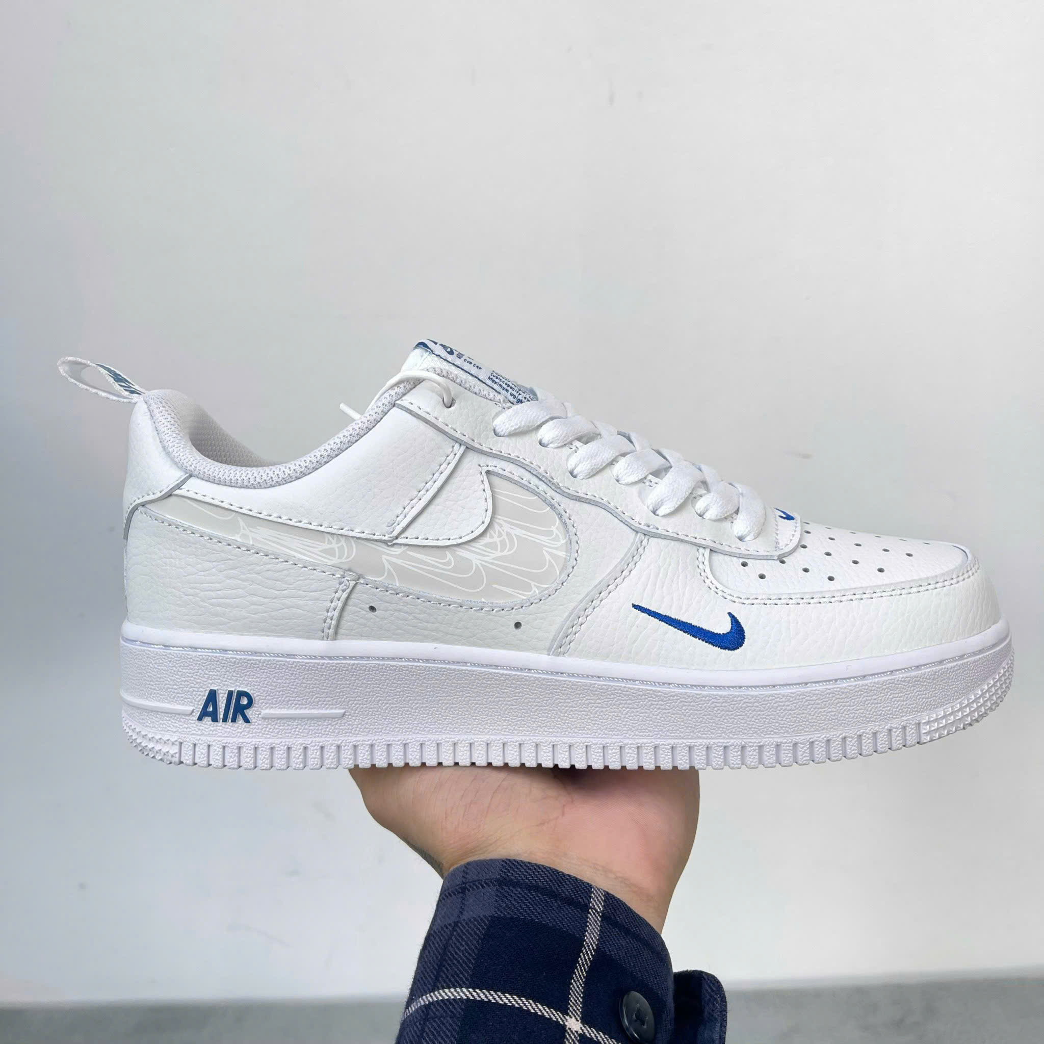 Giày Nike Air Force 1 ’07 LV8 ‘White Dark Marina Blue’