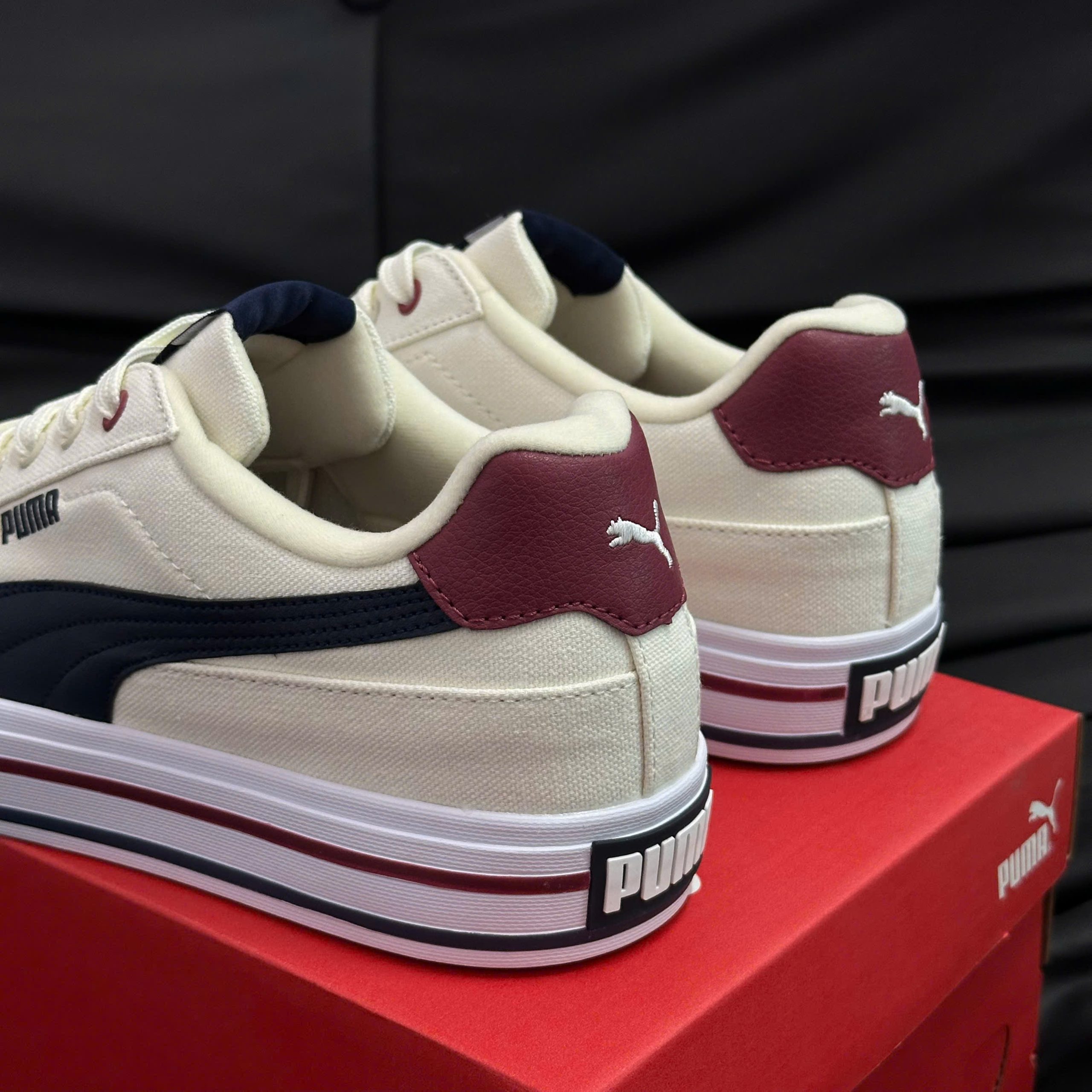 Giày Puma Court Classic Vulc FS “White Blue”
