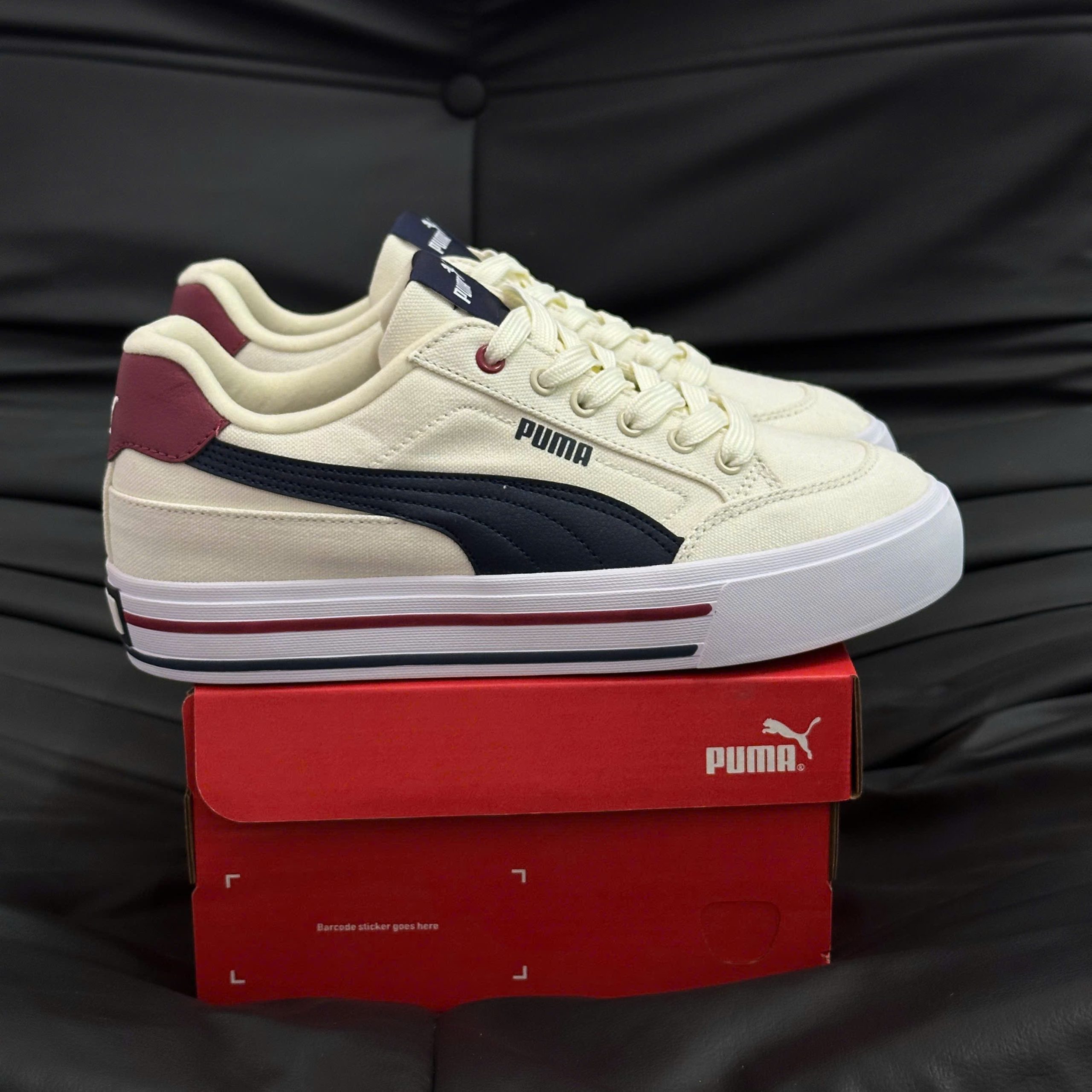 Giày Puma Court Classic Vulc FS “White Blue”