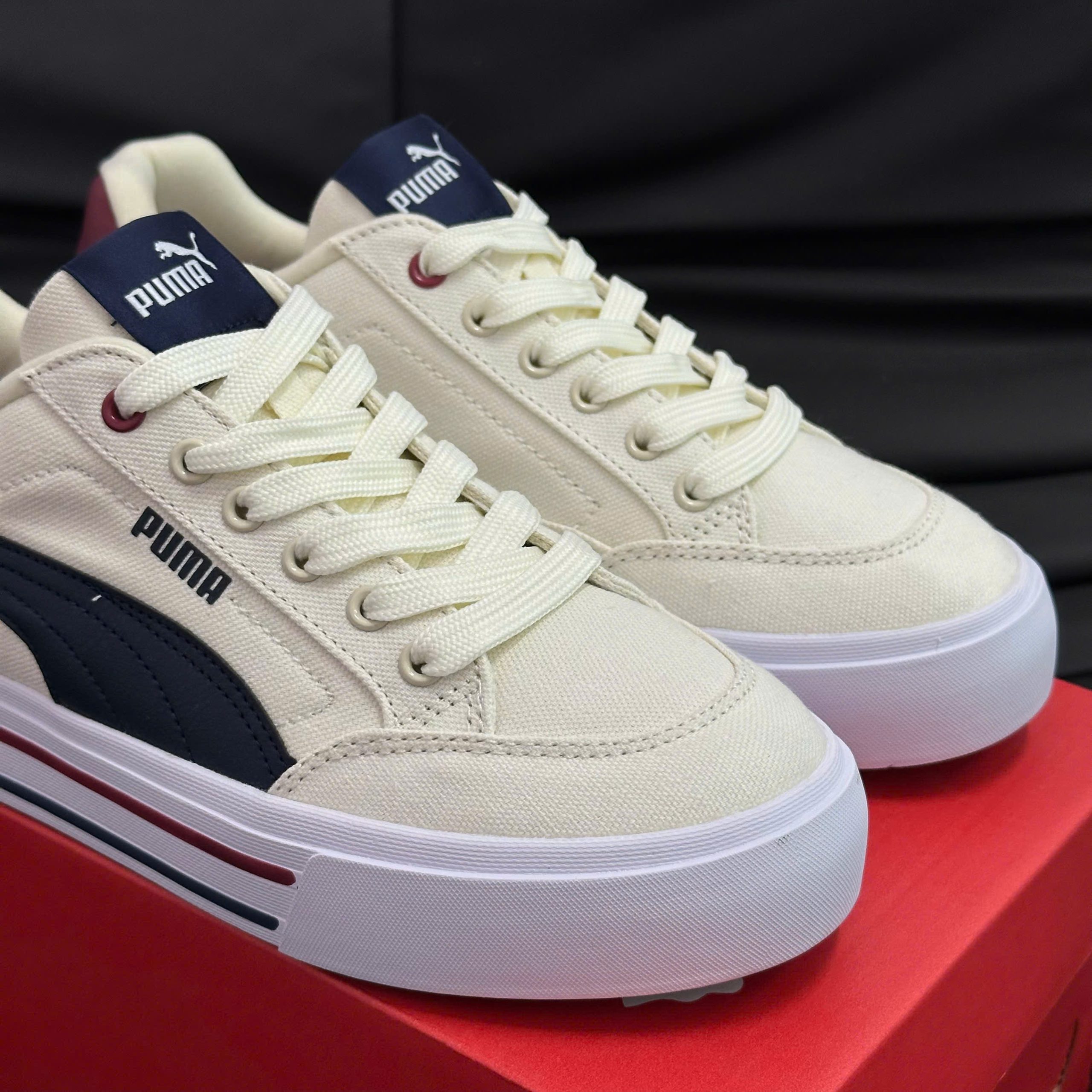 Giày Puma Court Classic Vulc FS “White Blue”
