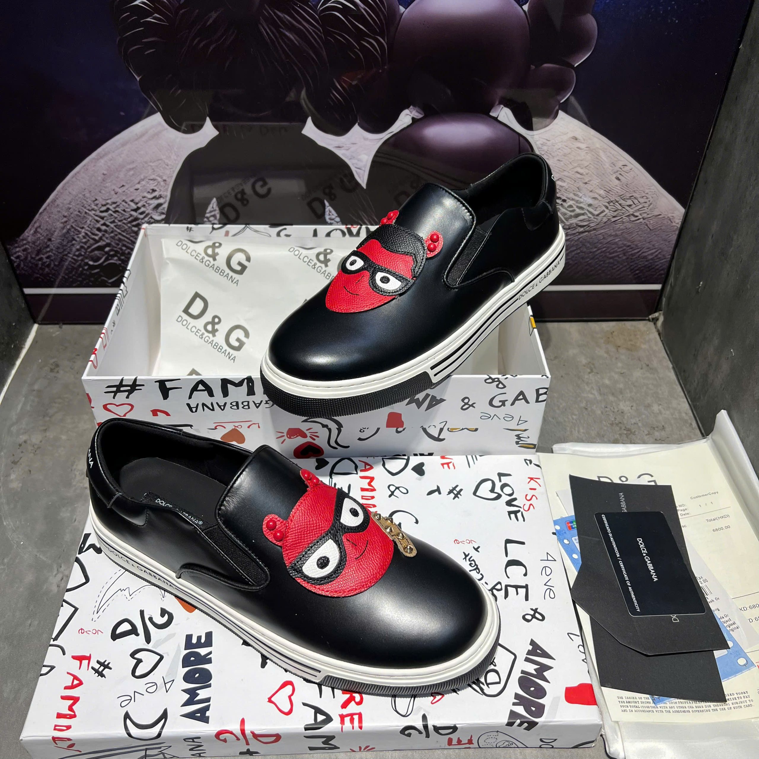 Dolce & Gabbana Giày Slip On Dolce & Gabbana D&G