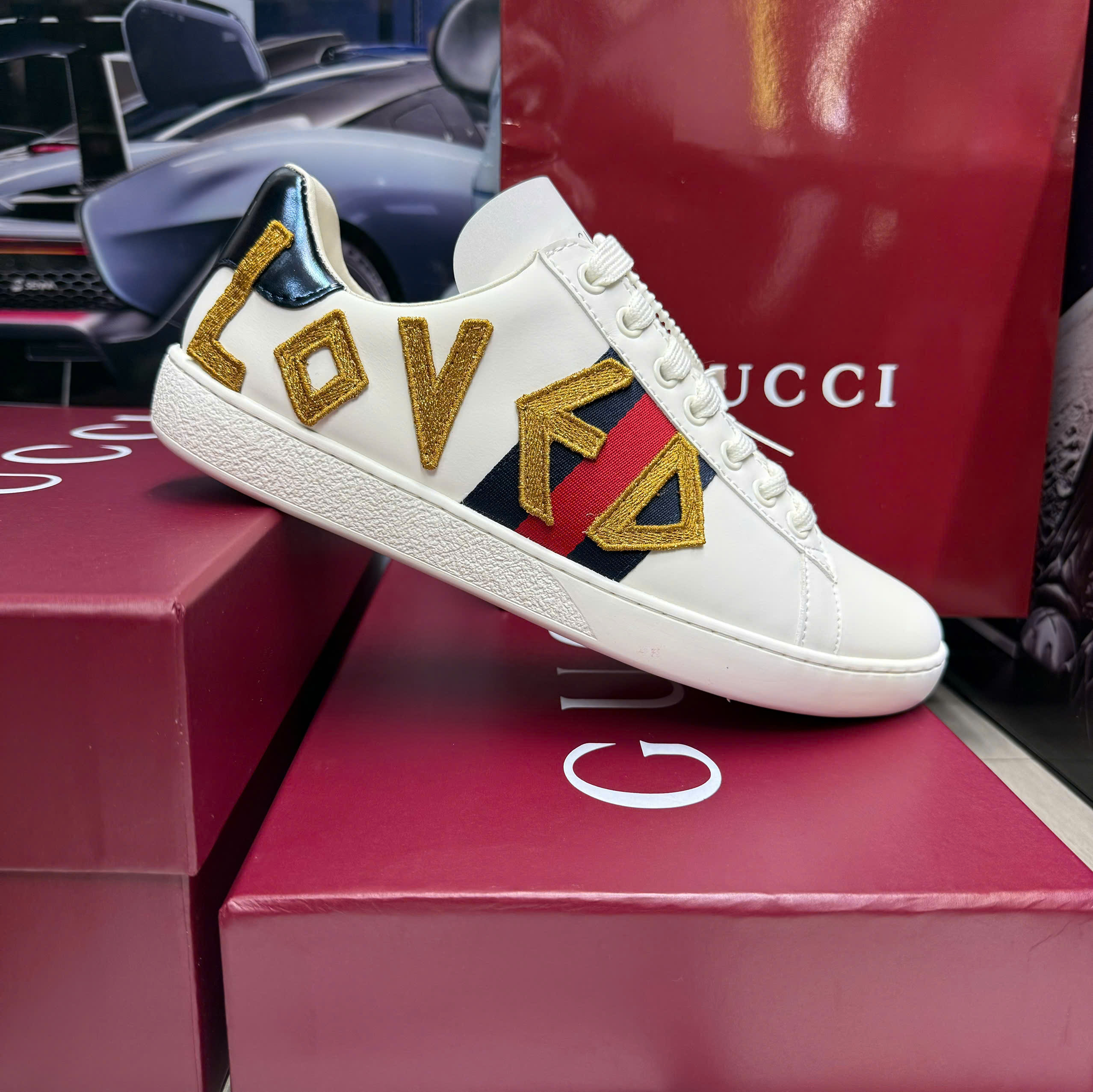 Giày Sneaker Gucci WMNS Ace Love