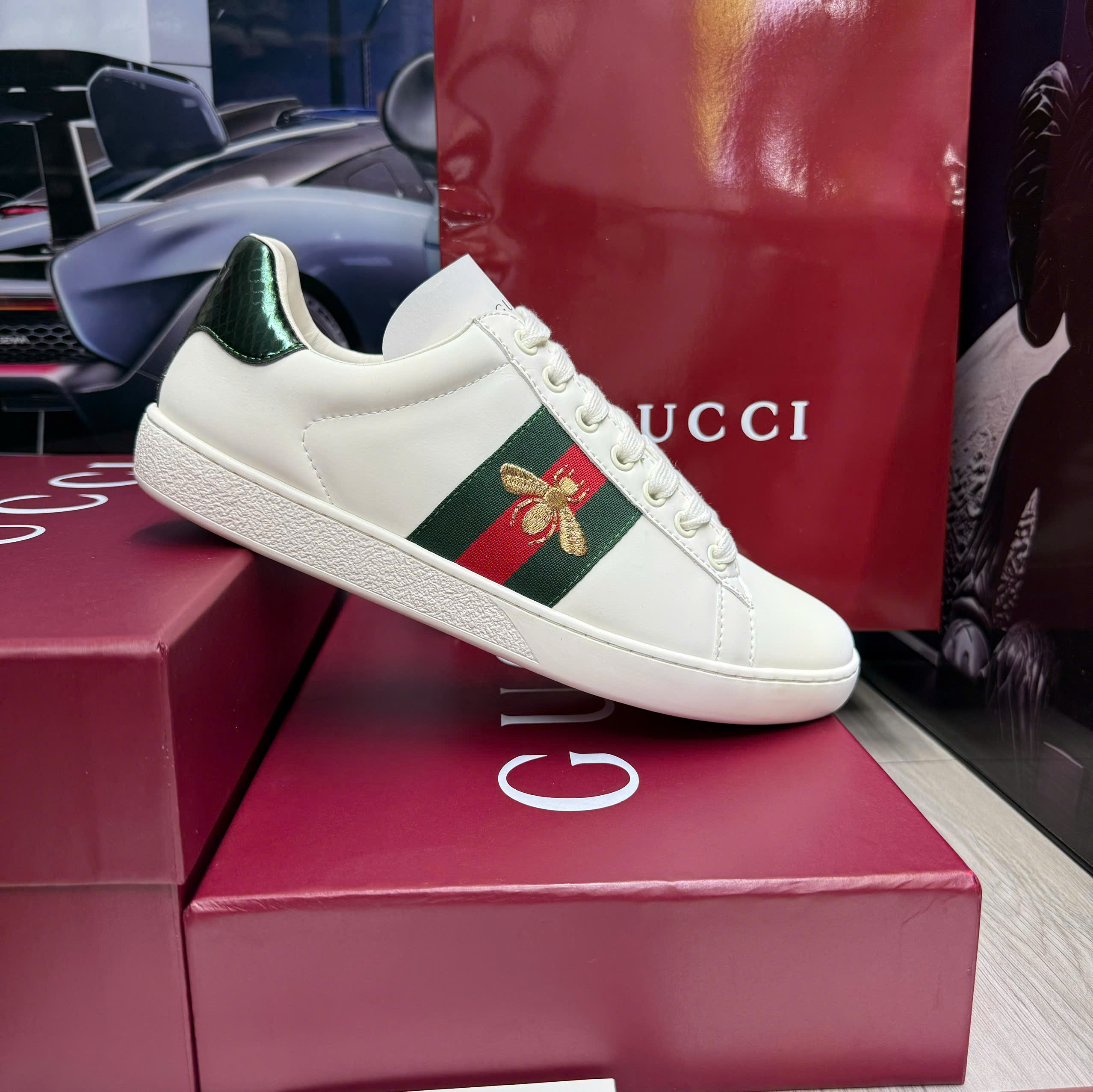 Giày Sneaker Gucci WMNS Ace Ong
