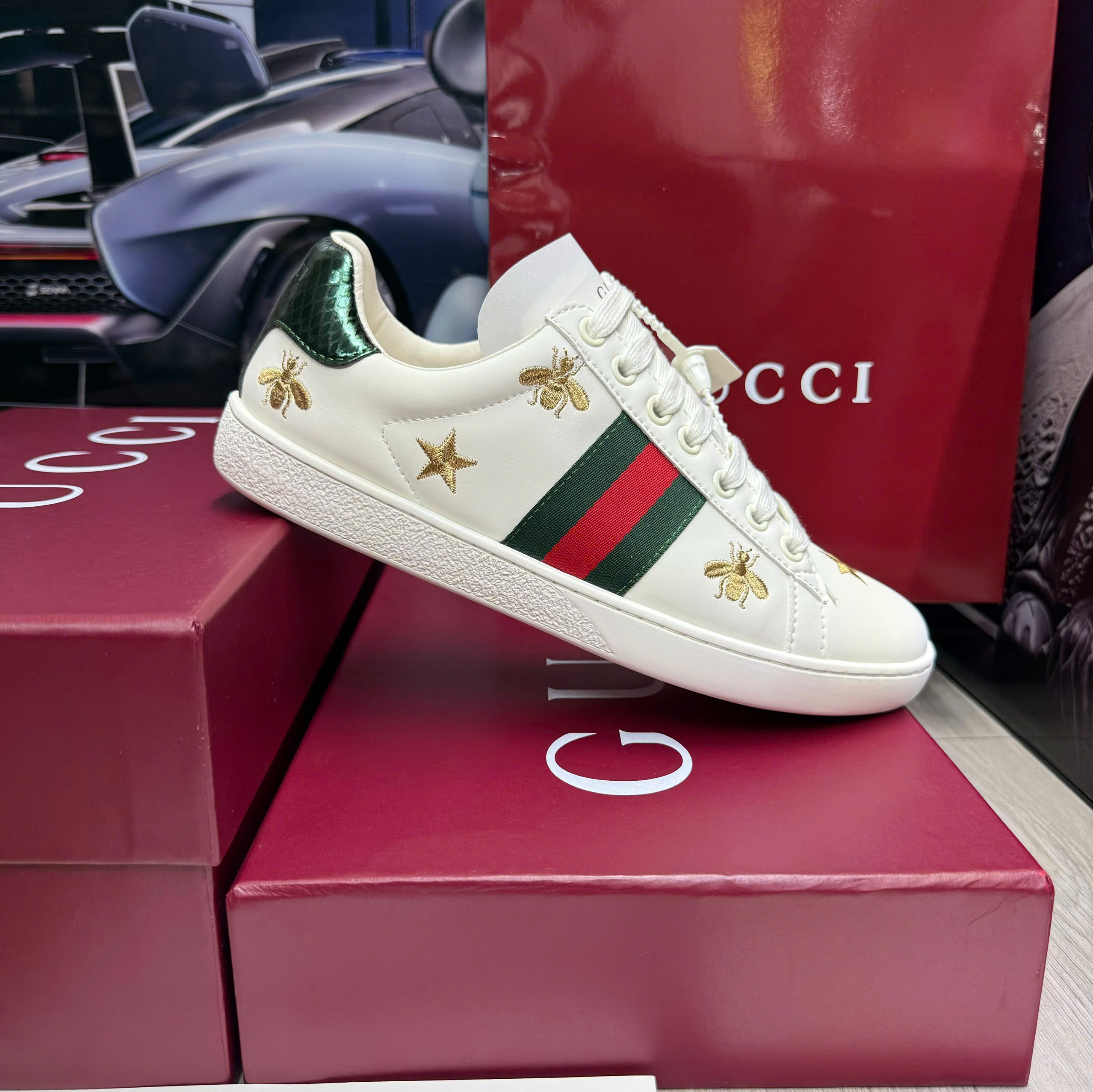Giày Sneaker Gucci WMNS Ace Ong Sao