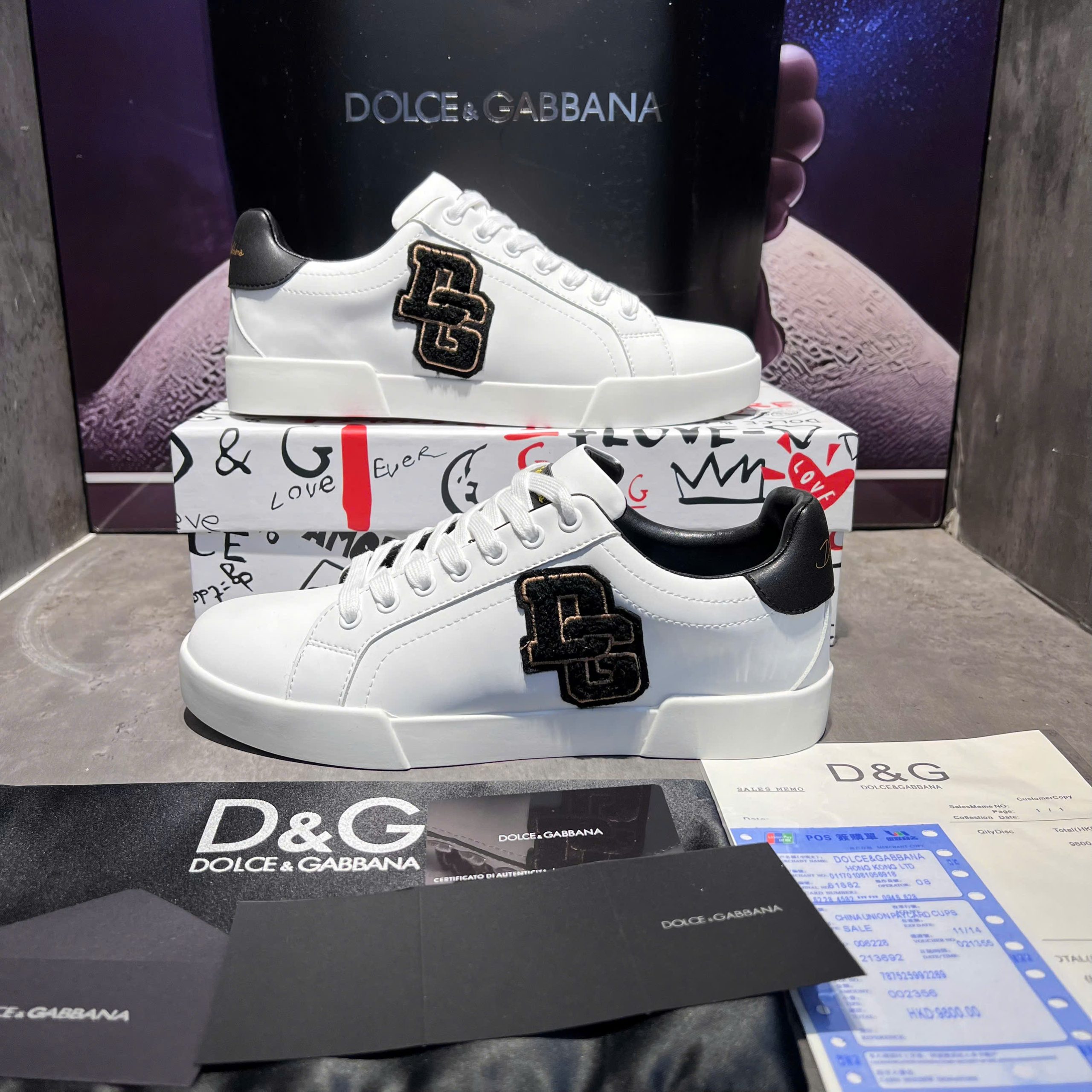 Dolce & Gabbana D&G Side Logo Low Tops
