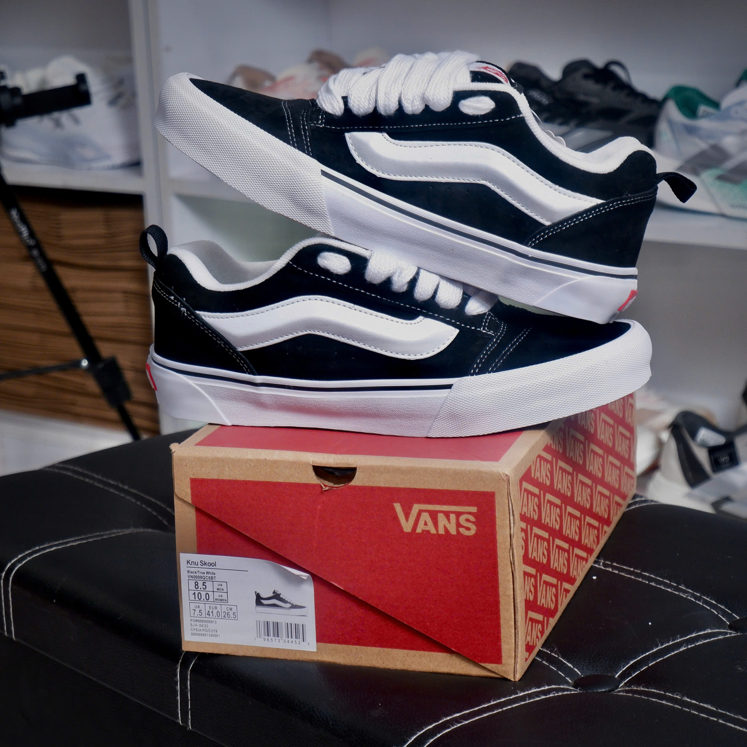 Vans Knu-Skool ‘Black White’