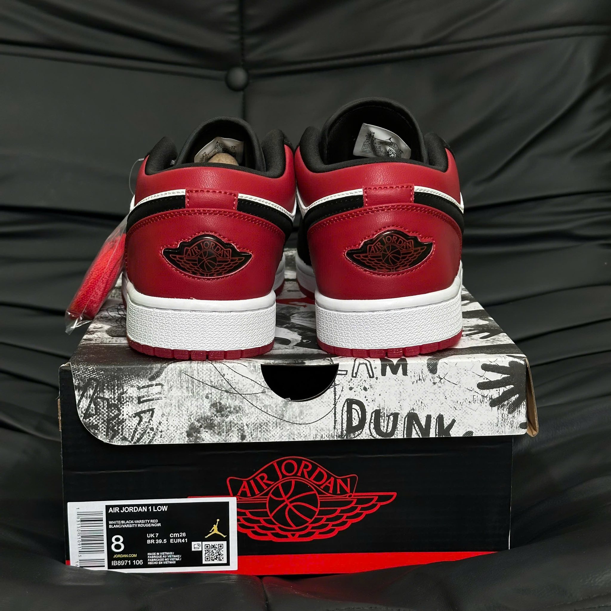 Giày Nike Air Jordan 1 Low SE 2025 GS ‘Black Toe’
