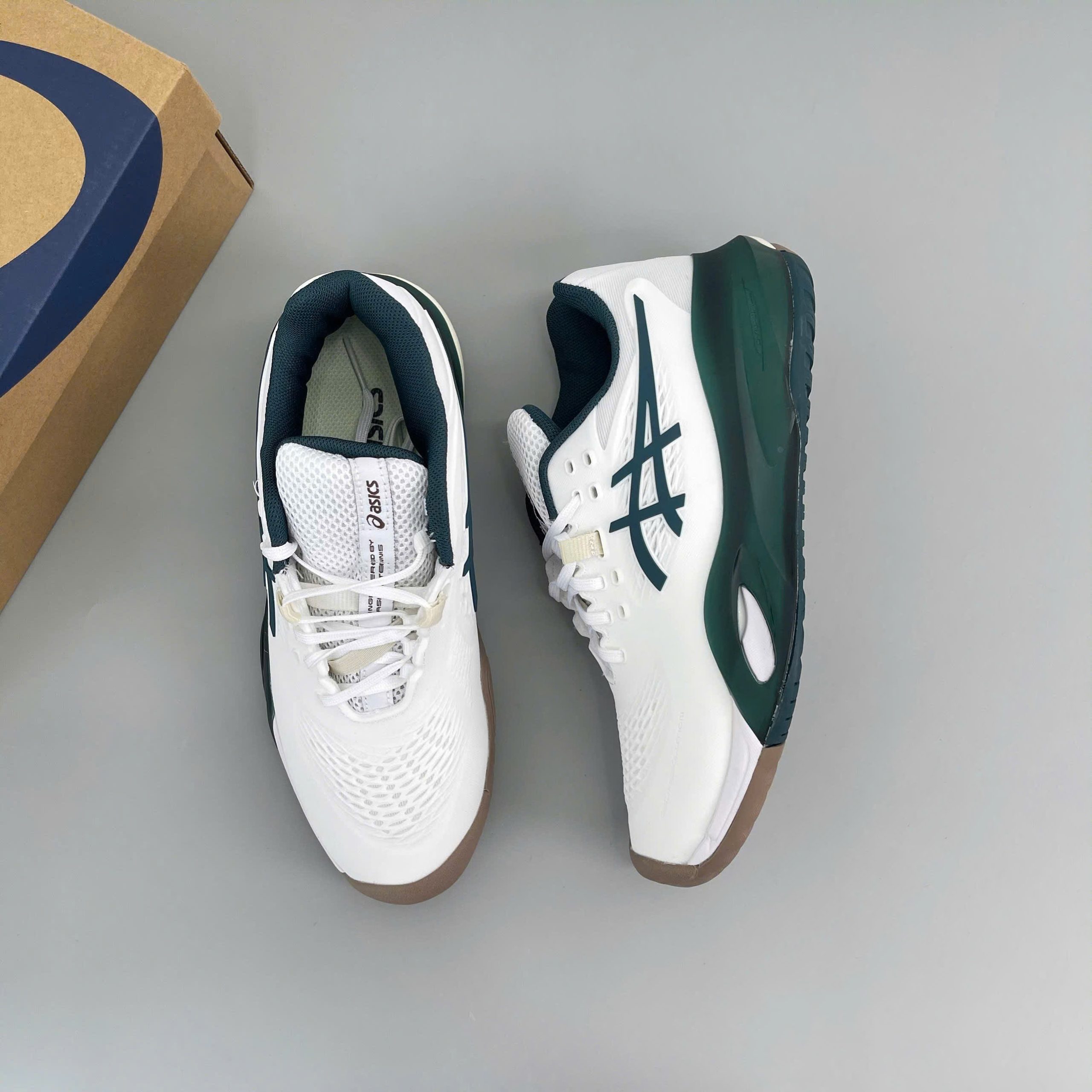Giày Tennis/Pickleball Asics Gel-Resolution X ‘Saxon Green’