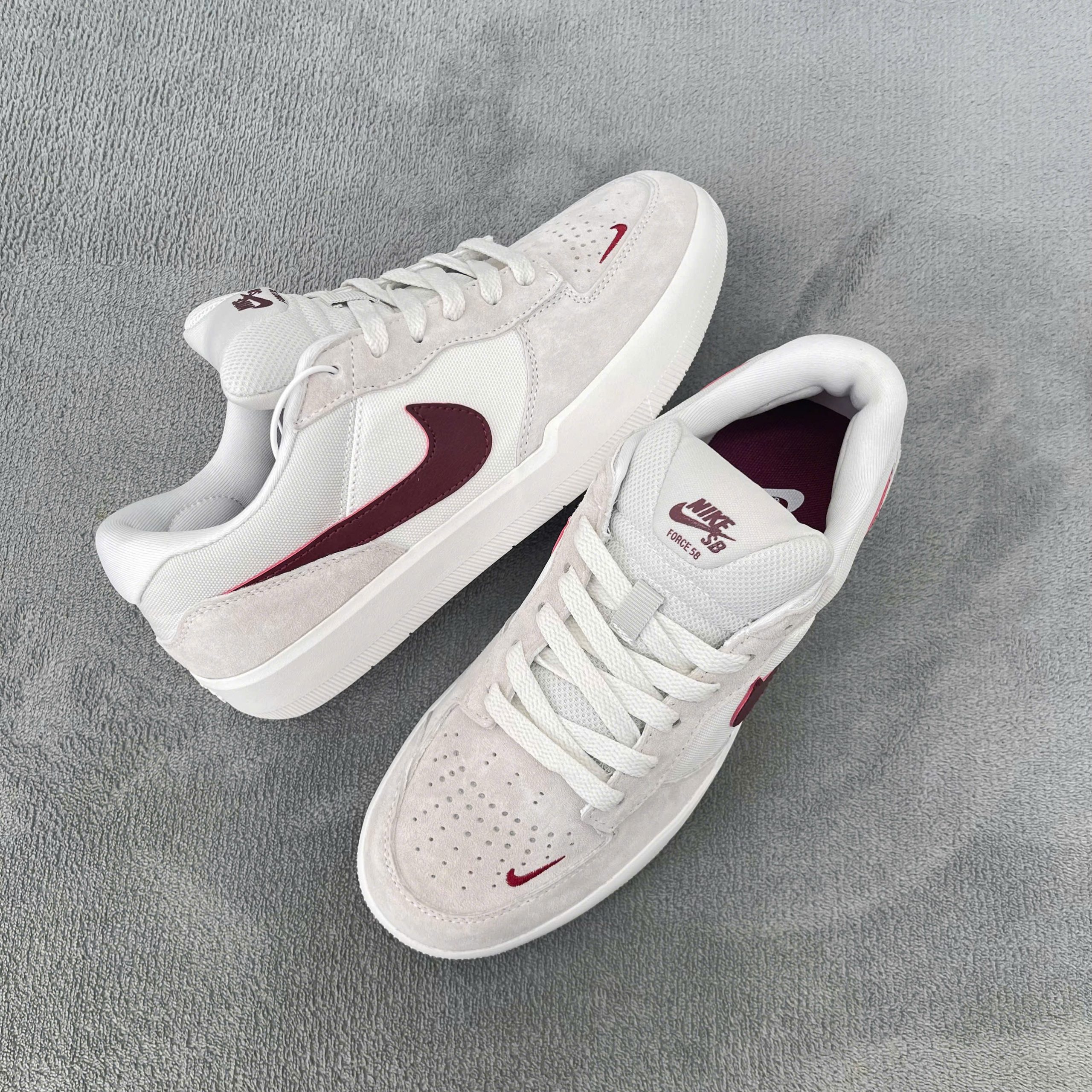 Giày Nike SB58 Force ‘Light Smoke Burgundy’ Like Auth