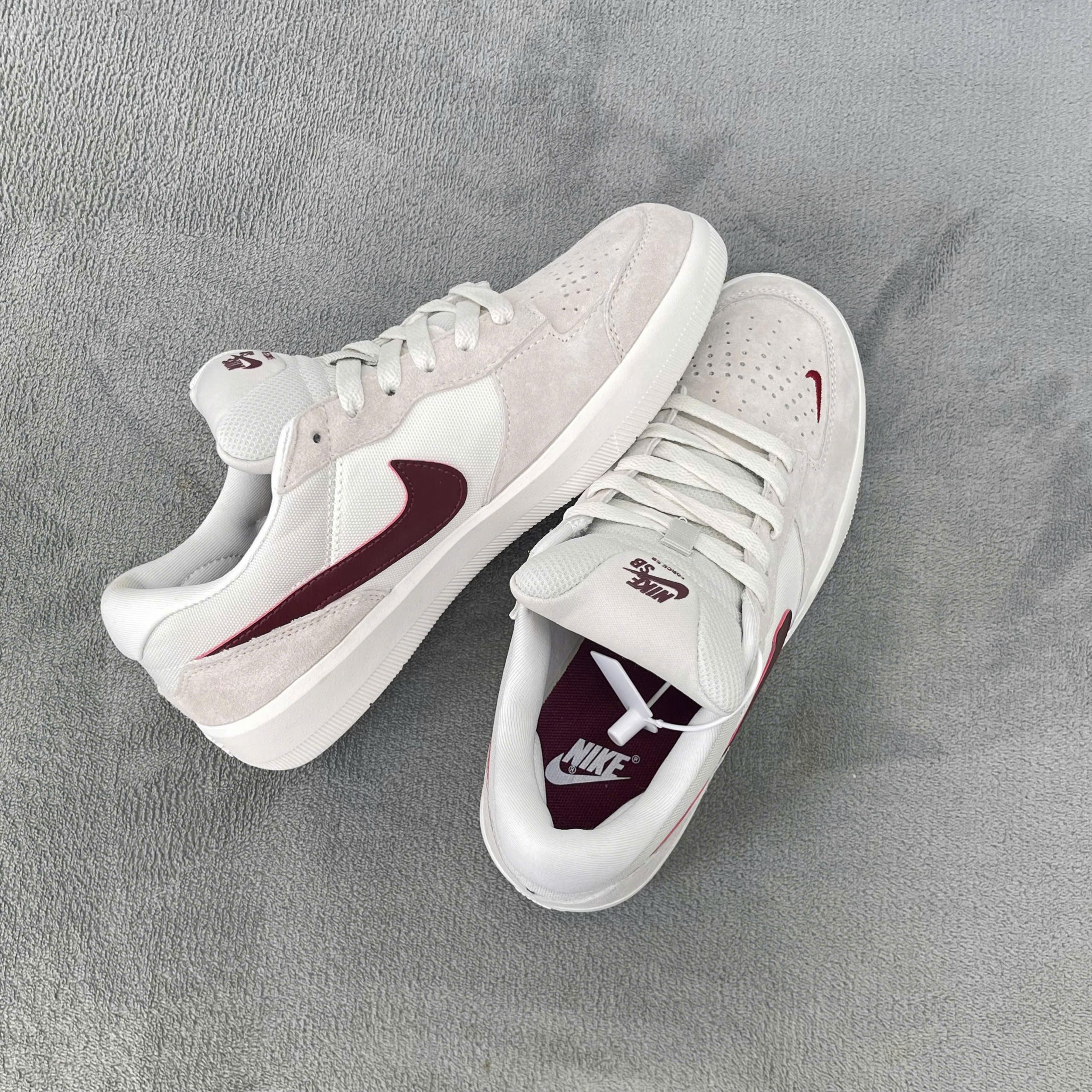 Giày Nike SB58 Force ‘Light Smoke Burgundy’ Like Auth