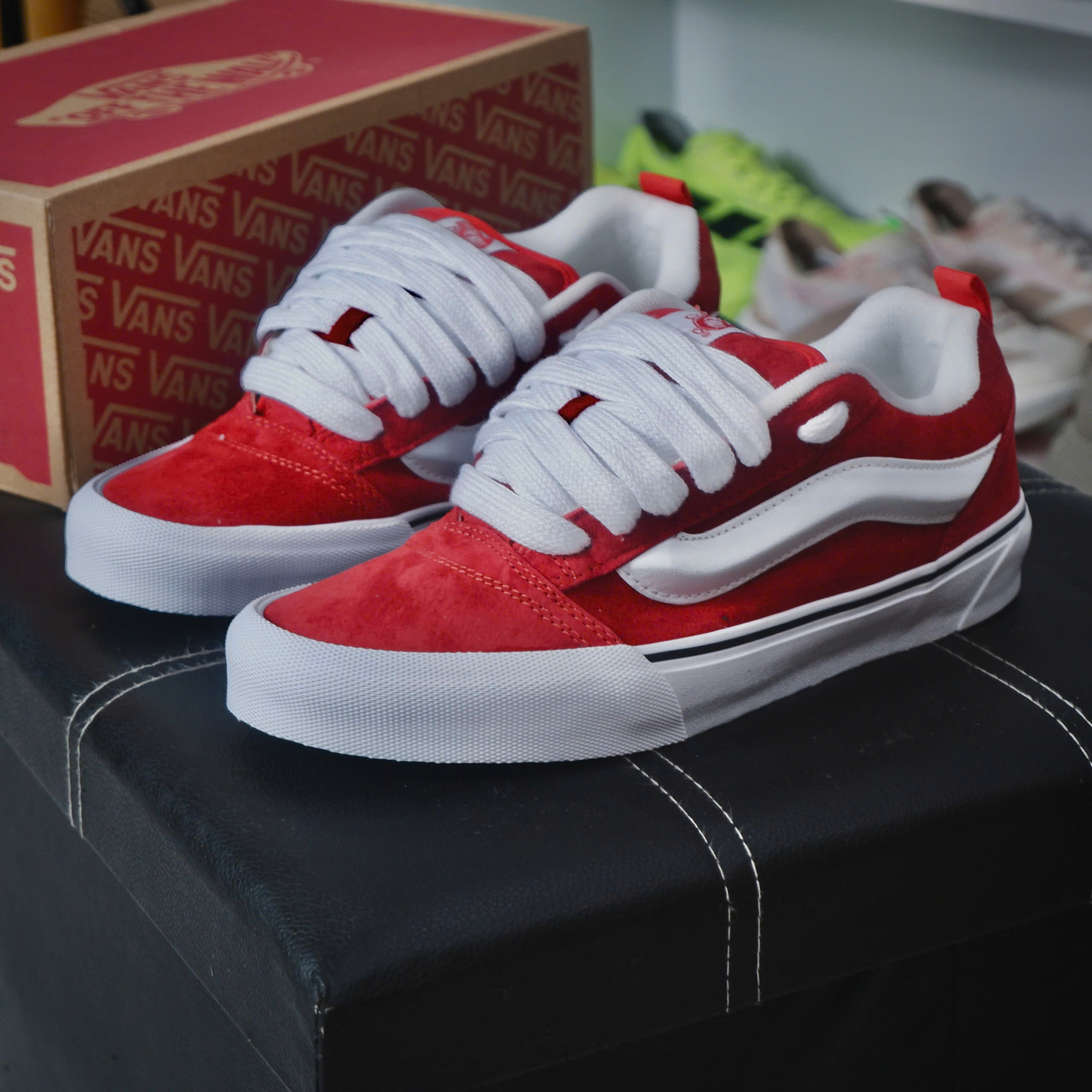 Giày Vans Knu Skool ‘Red’