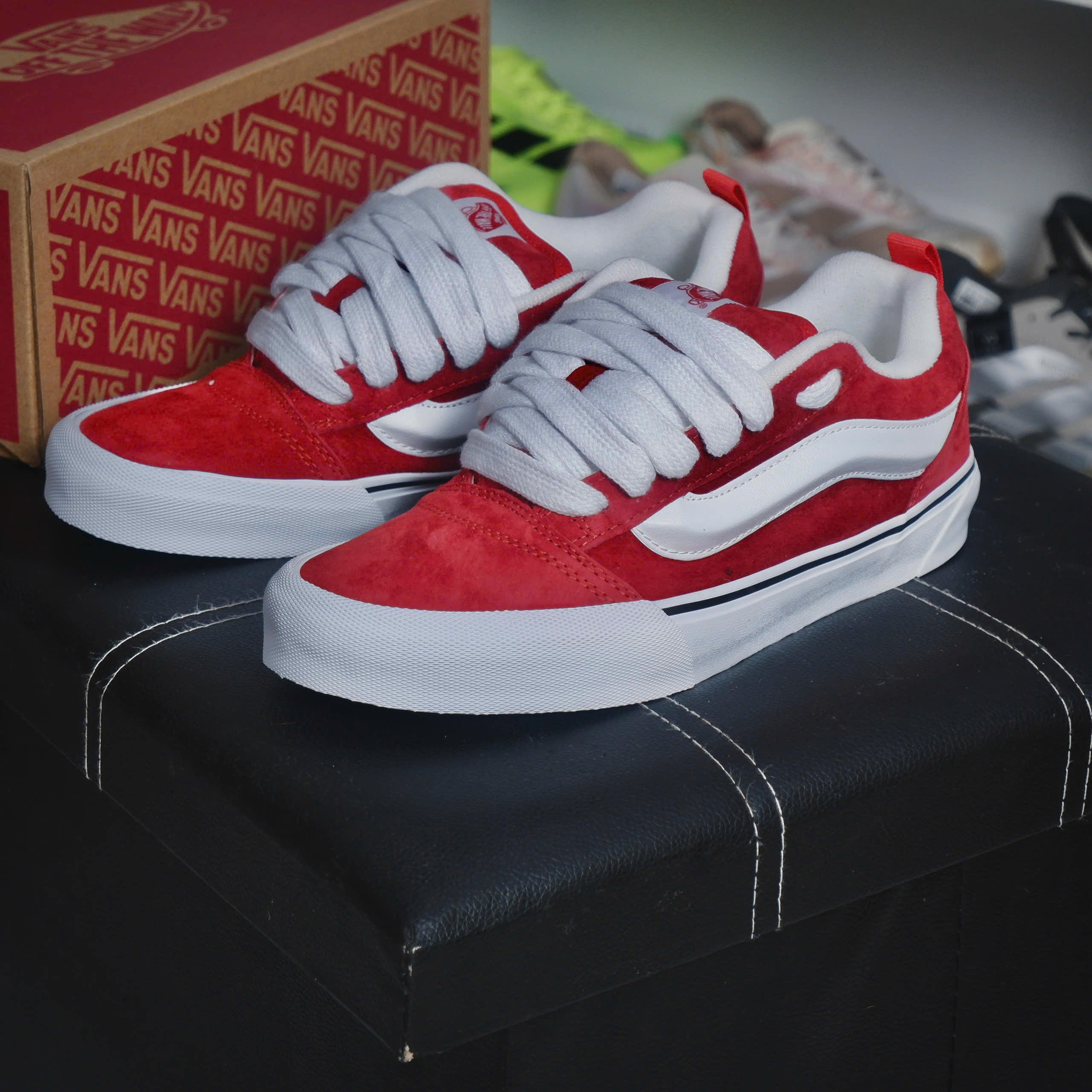 Giày Vans Knu Skool ‘Red’