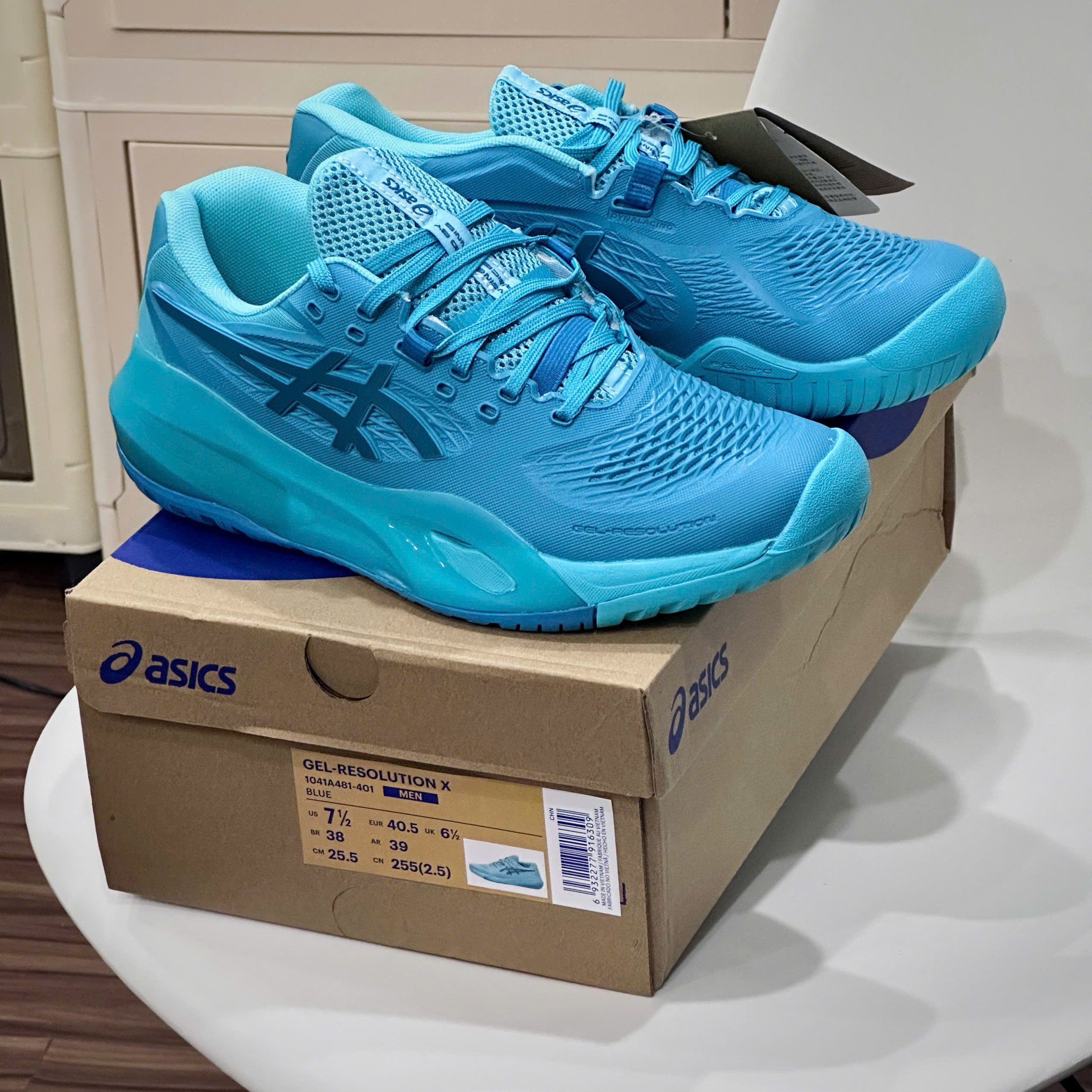 Giày Asics Gel-Resolution X ''Blue’' Training / Pickleball / Tennis