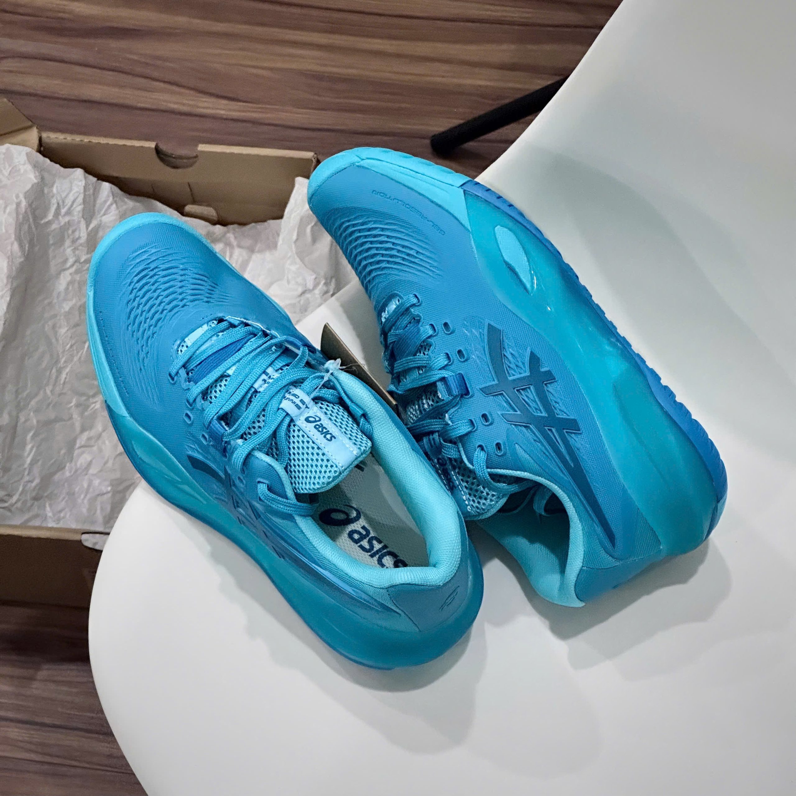 Giày Asics Gel-Resolution X ''Blue’' Training / Pickleball / Tennis