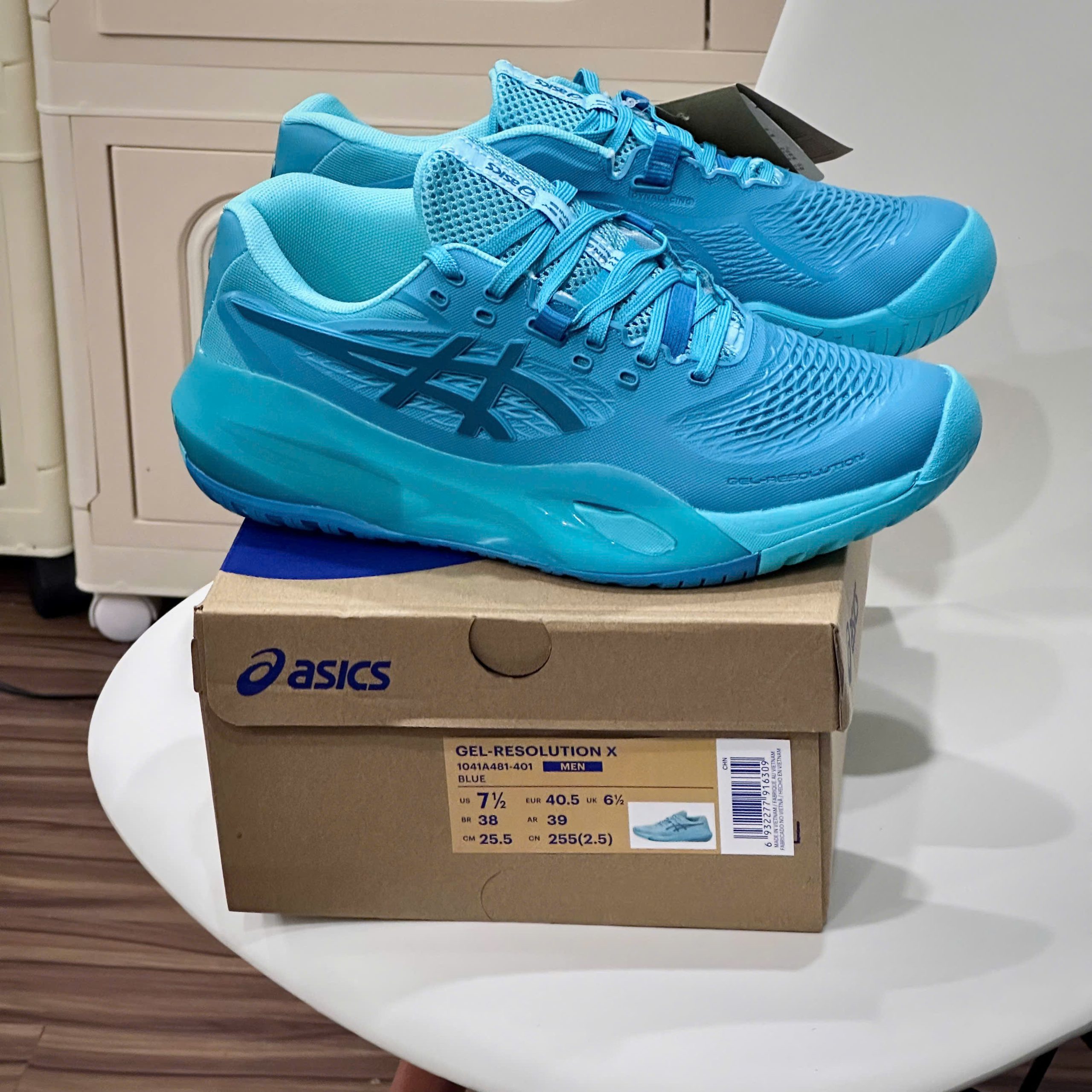 Giày Asics Gel-Resolution X ''Blue’' Training / Pickleball / Tennis