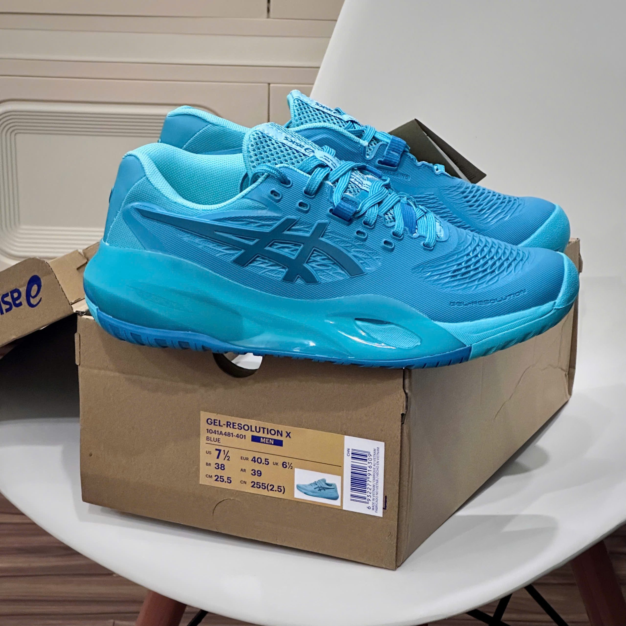 Giày Asics Gel-Resolution X ''Blue’' Training / Pickleball / Tennis