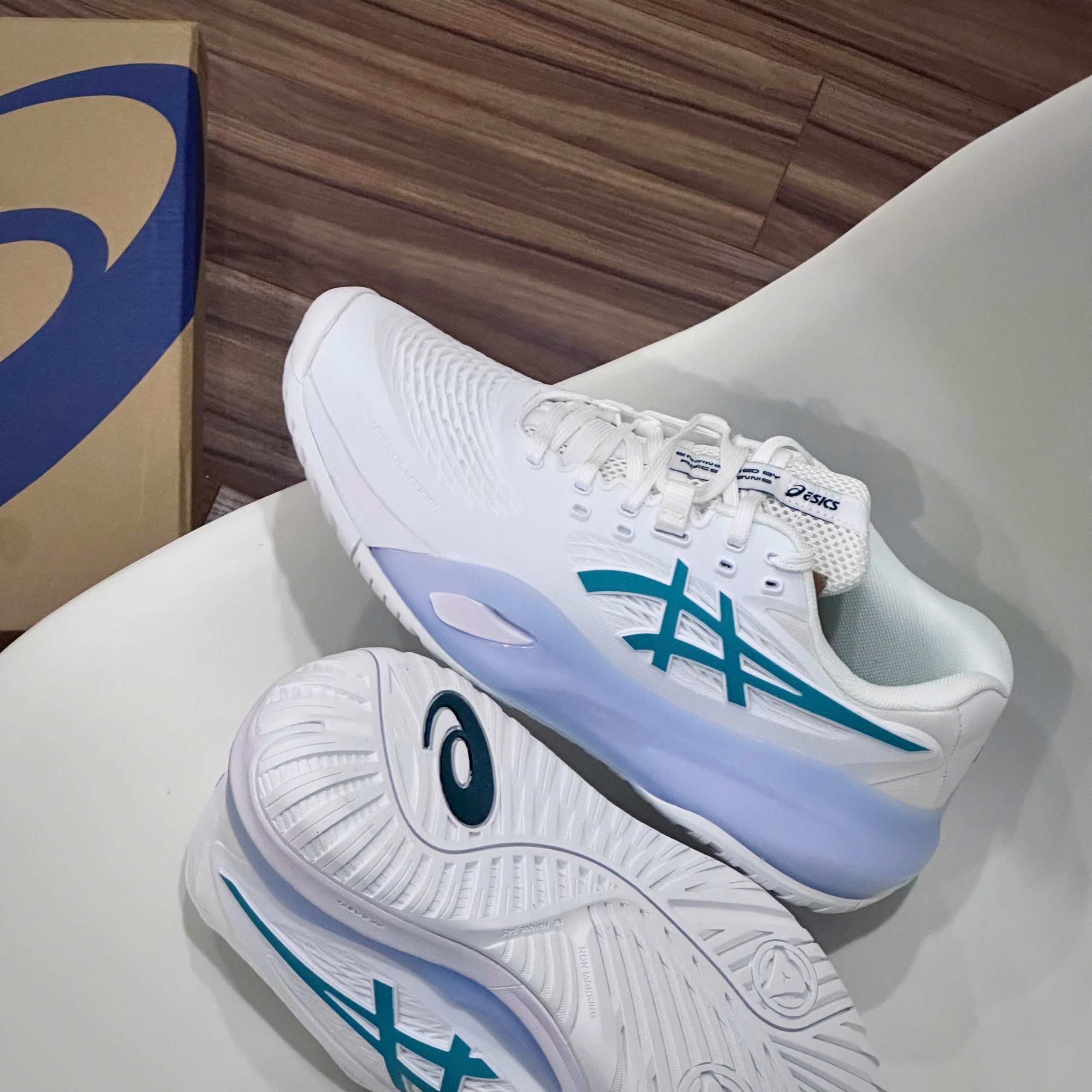 Giày Asics Gel-Resolution X ‘White Green’
