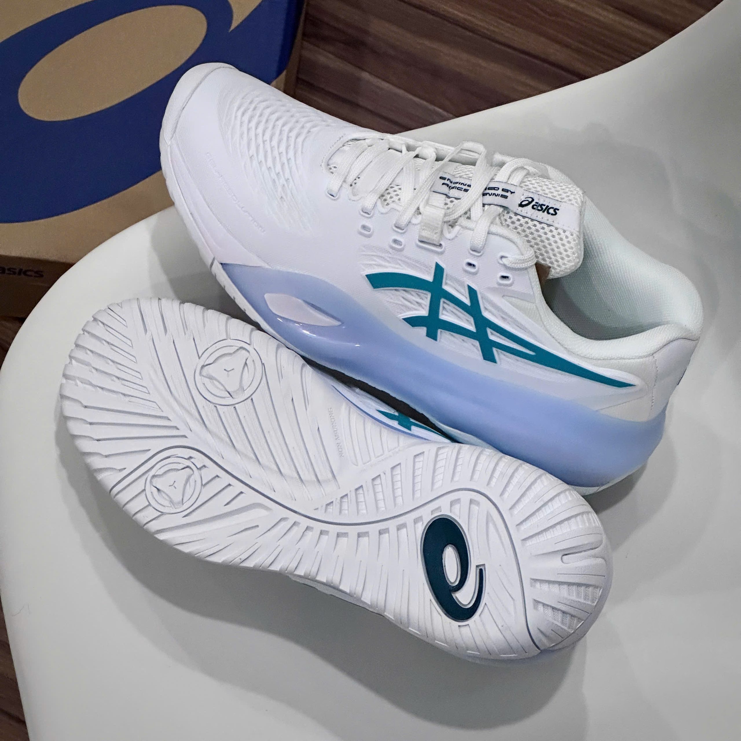Giày Asics Gel-Resolution X ‘White Green’