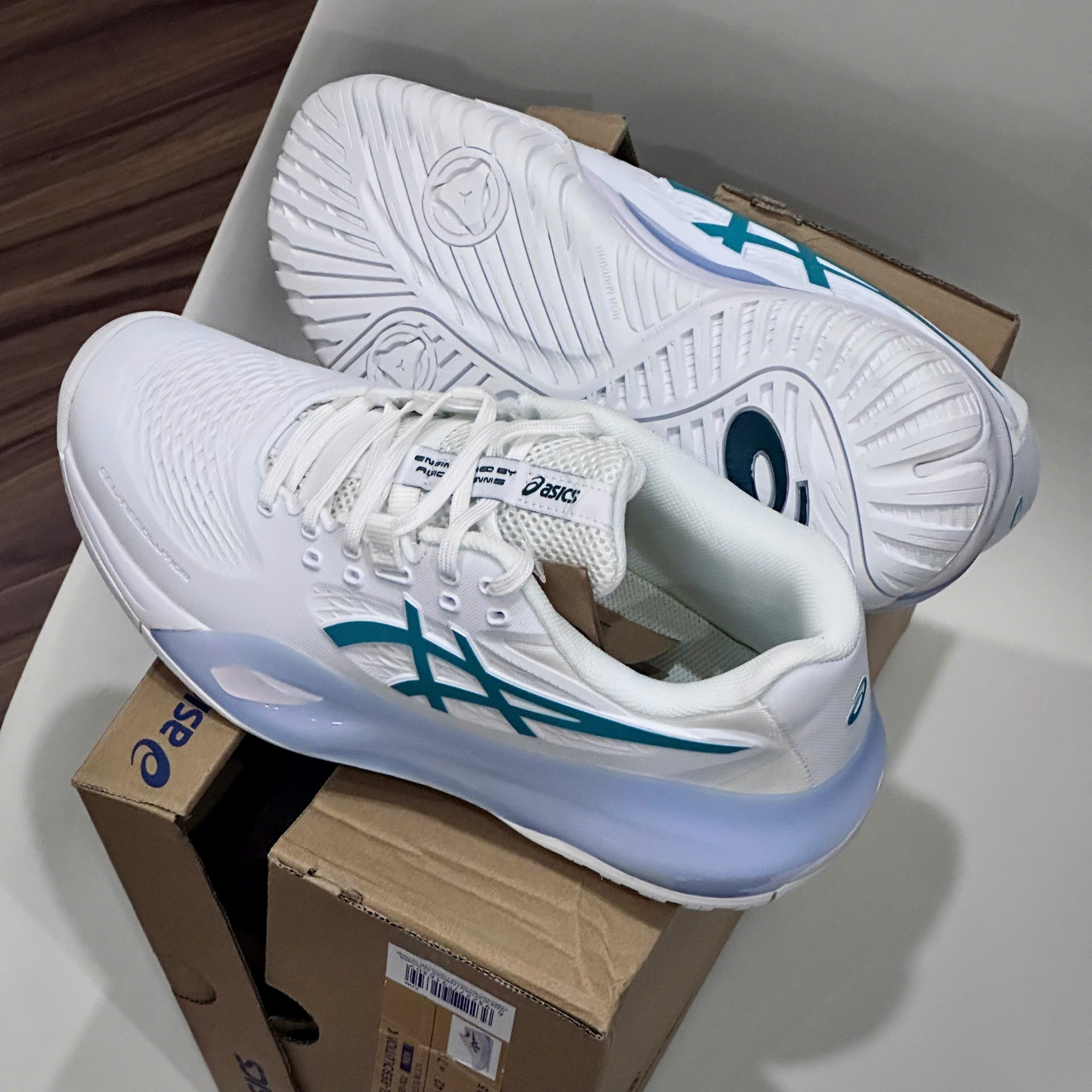 Giày Asics Gel-Resolution X ‘White Green’