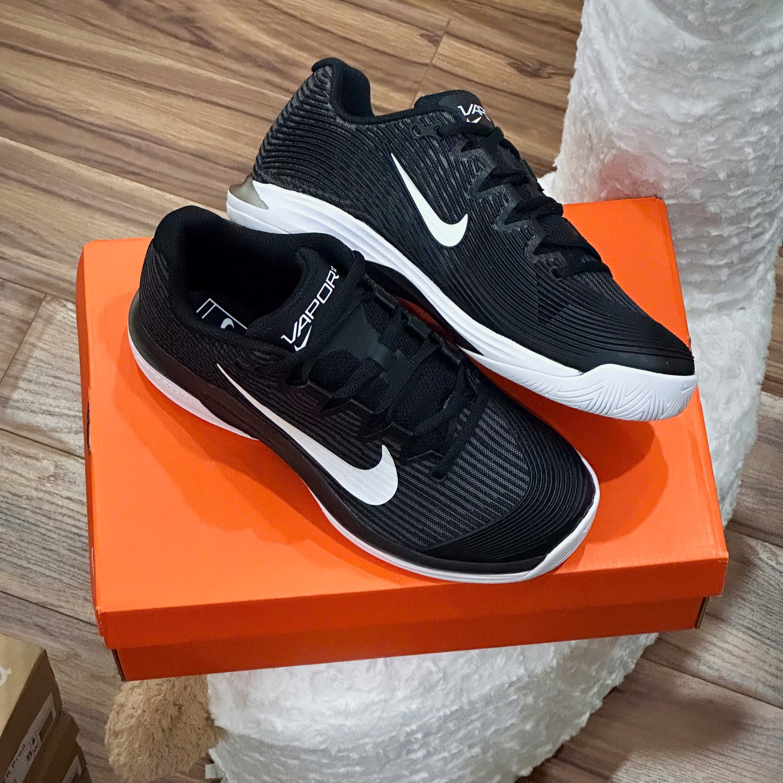Giày Nike Court Air Zoom Vapor 12 HC ‘Black Dark’
