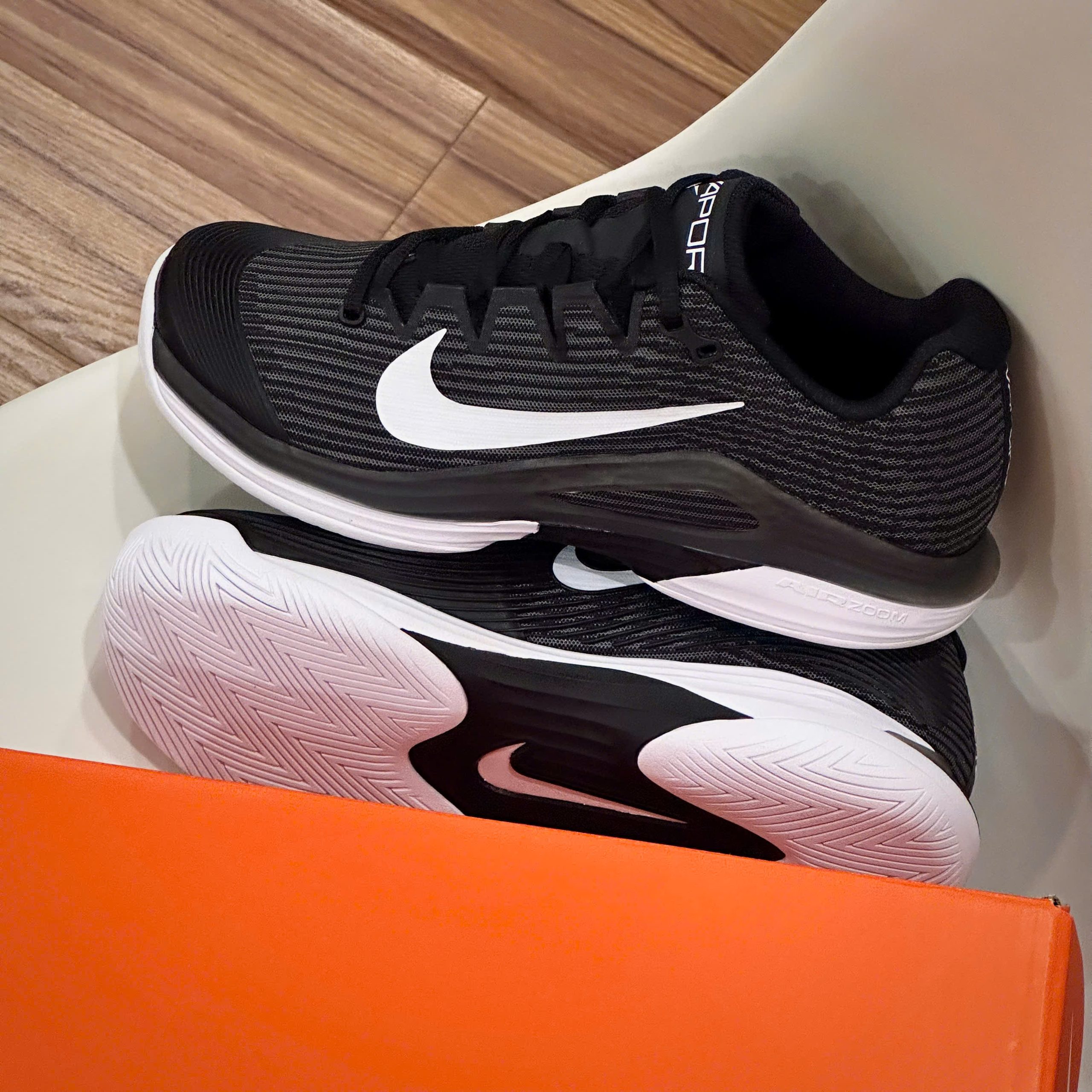 Giày Nike Court Air Zoom Vapor 12 HC ‘Black Dark’