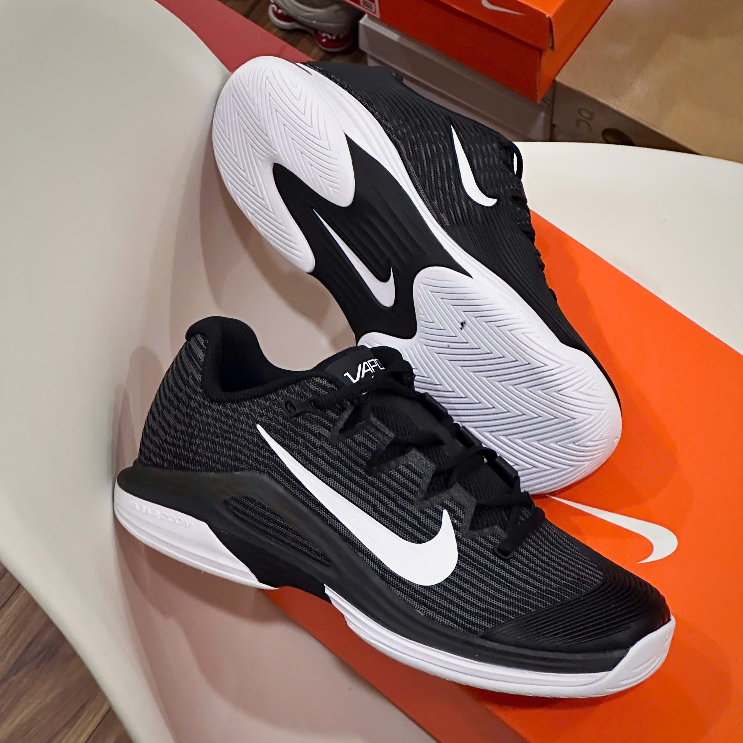 Giày Nike Court Air Zoom Vapor 12 HC ‘Black Dark’