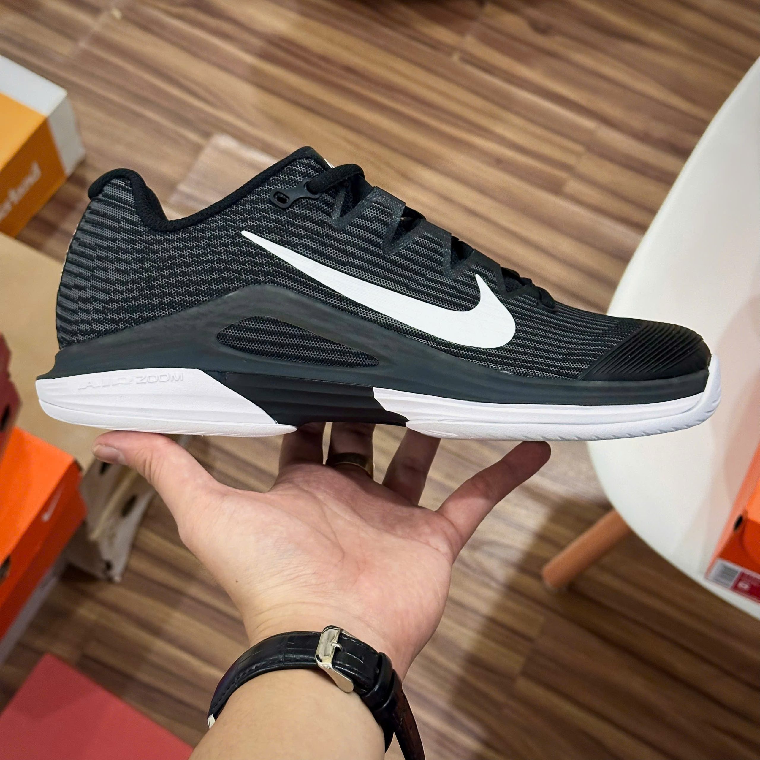 Giày Nike Court Air Zoom Vapor 12 HC ‘Black Dark’